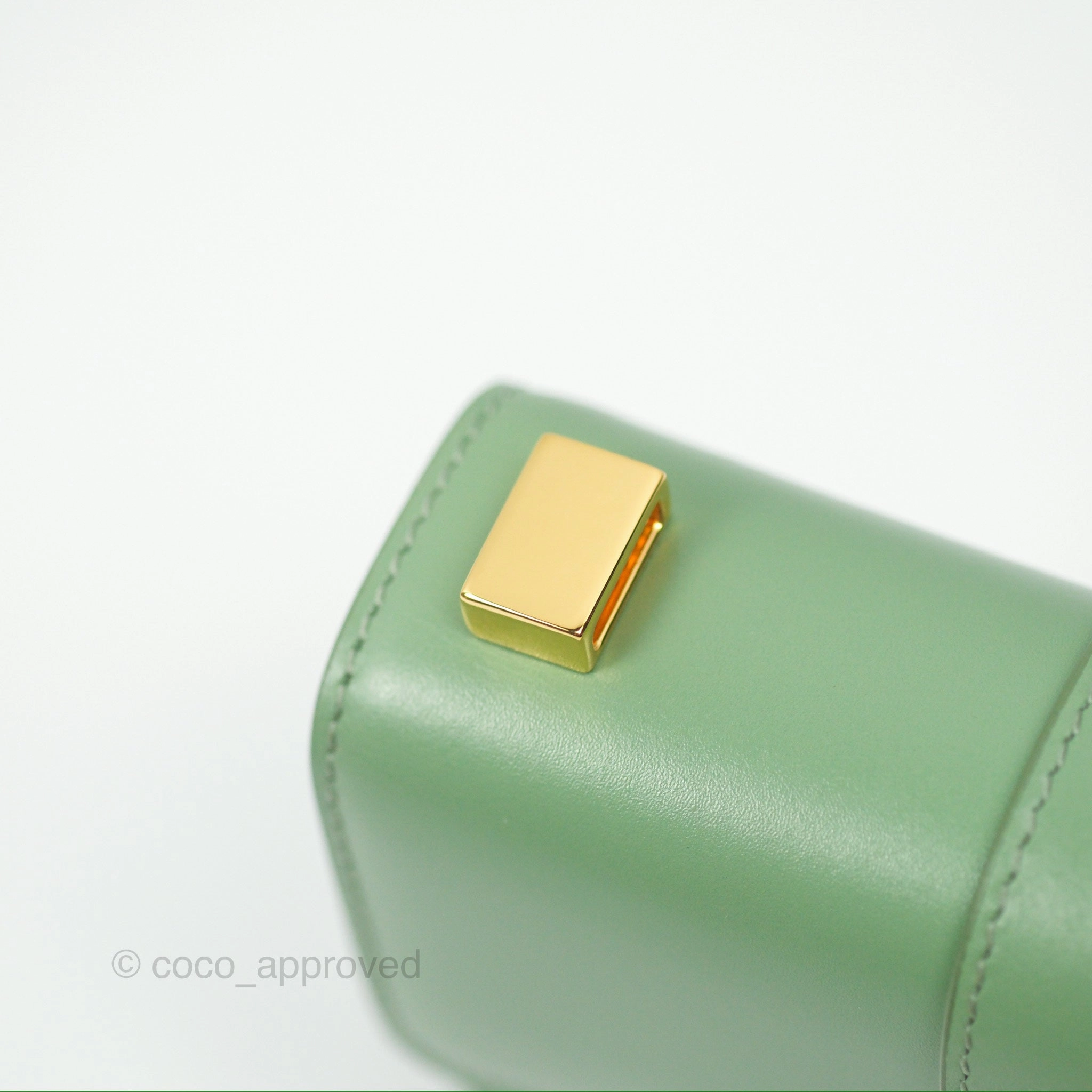 Dior Micro 30 Montaigne Flap Bag Mint Green Smooth Calfskin