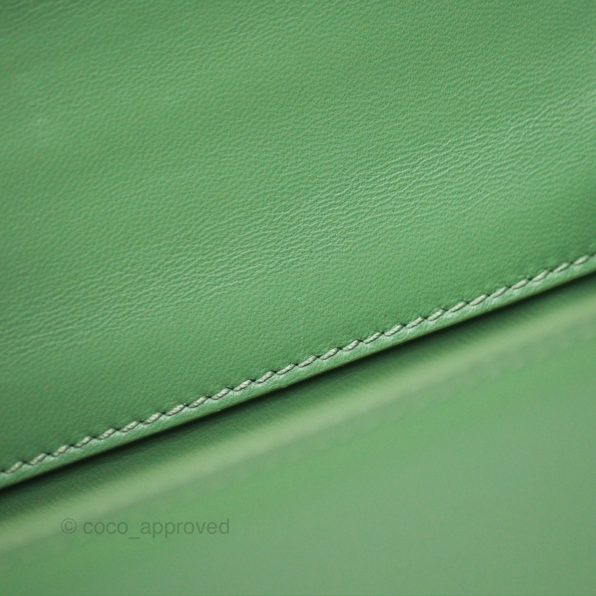 Dior Micro 30 Montaigne Flap Bag Mint Green Smooth Calfskin