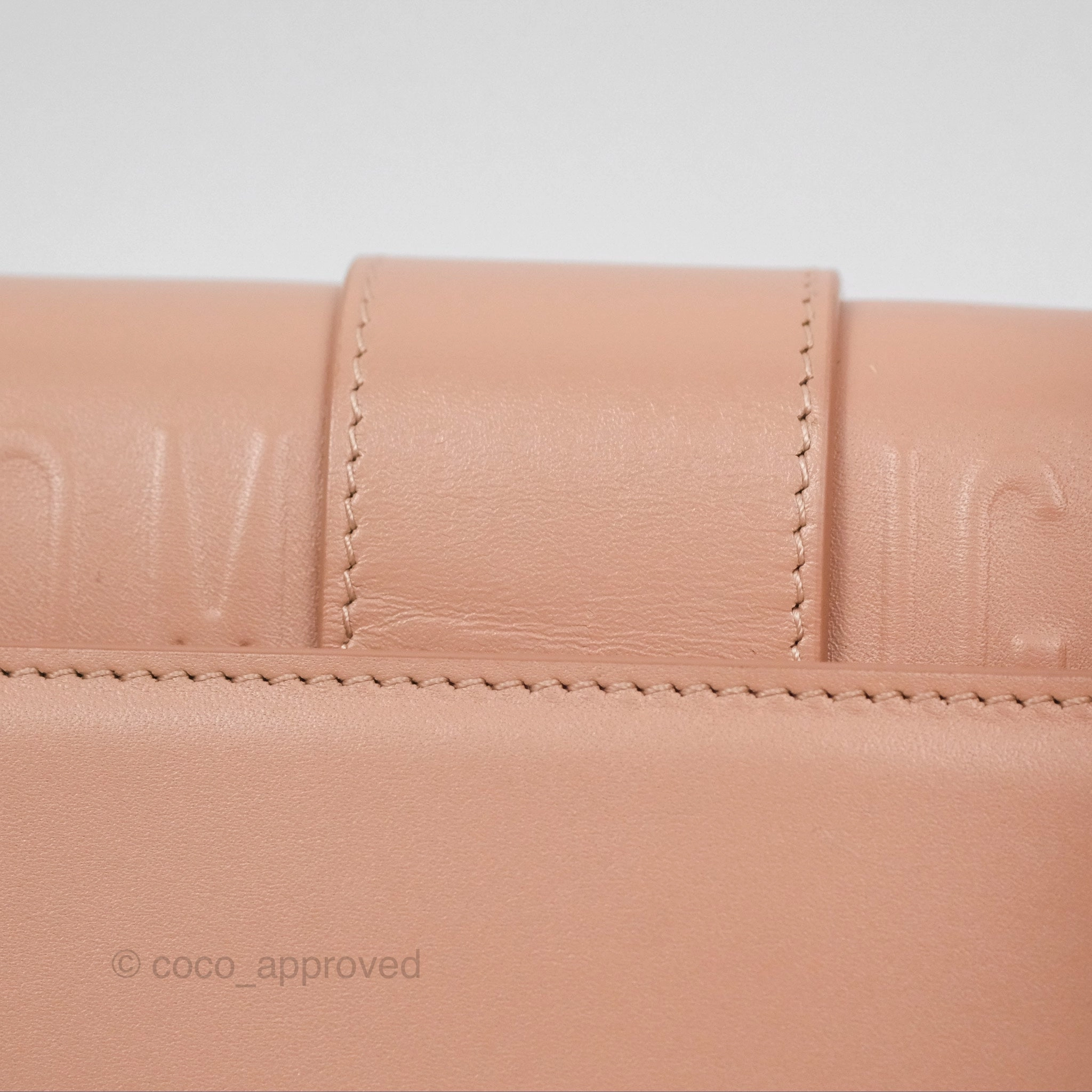 Dior Micro 30 Montaigne Flap Bag Rose Des Vents Calfskin