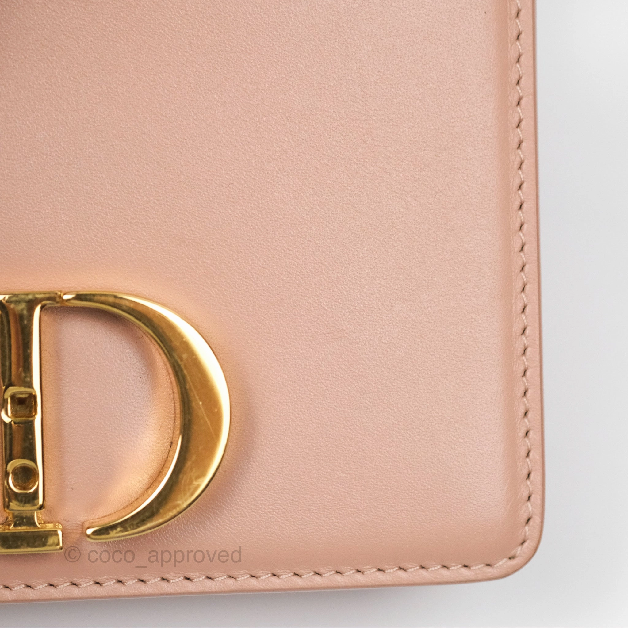 Dior Micro 30 Montaigne Flap Bag Rose Des Vents Calfskin