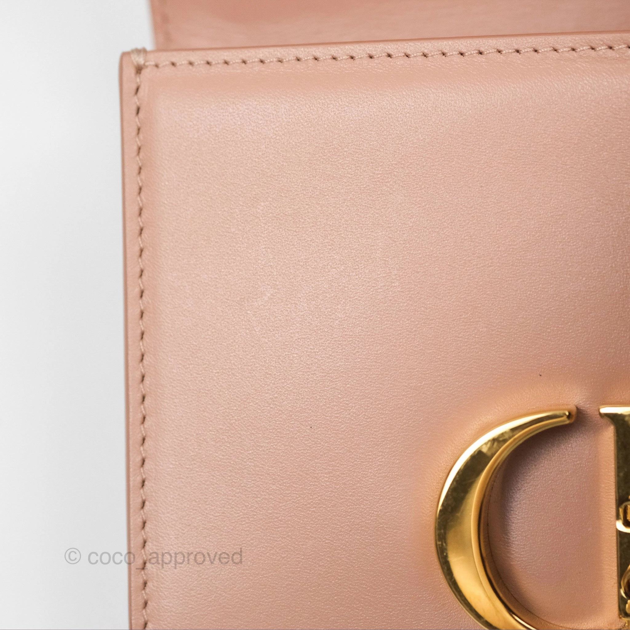 Dior Micro 30 Montaigne Flap Bag Rose Des Vents Calfskin