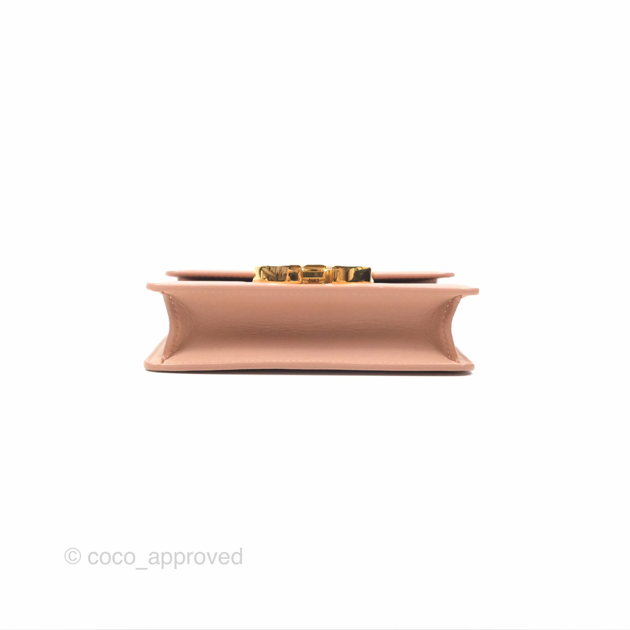Dior Micro 30 Montaigne Flap Bag Rose Des Vents Calfskin