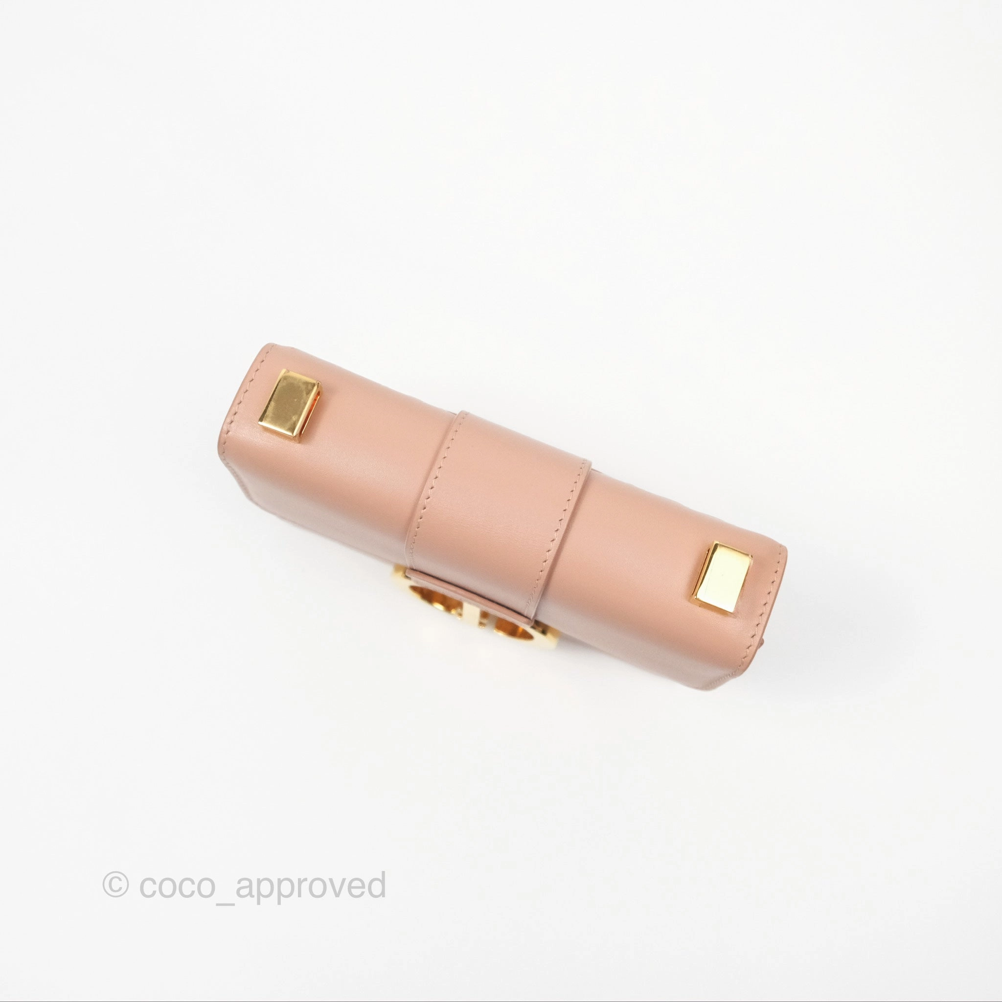 Dior Micro 30 Montaigne Flap Bag Rose Des Vents Calfskin