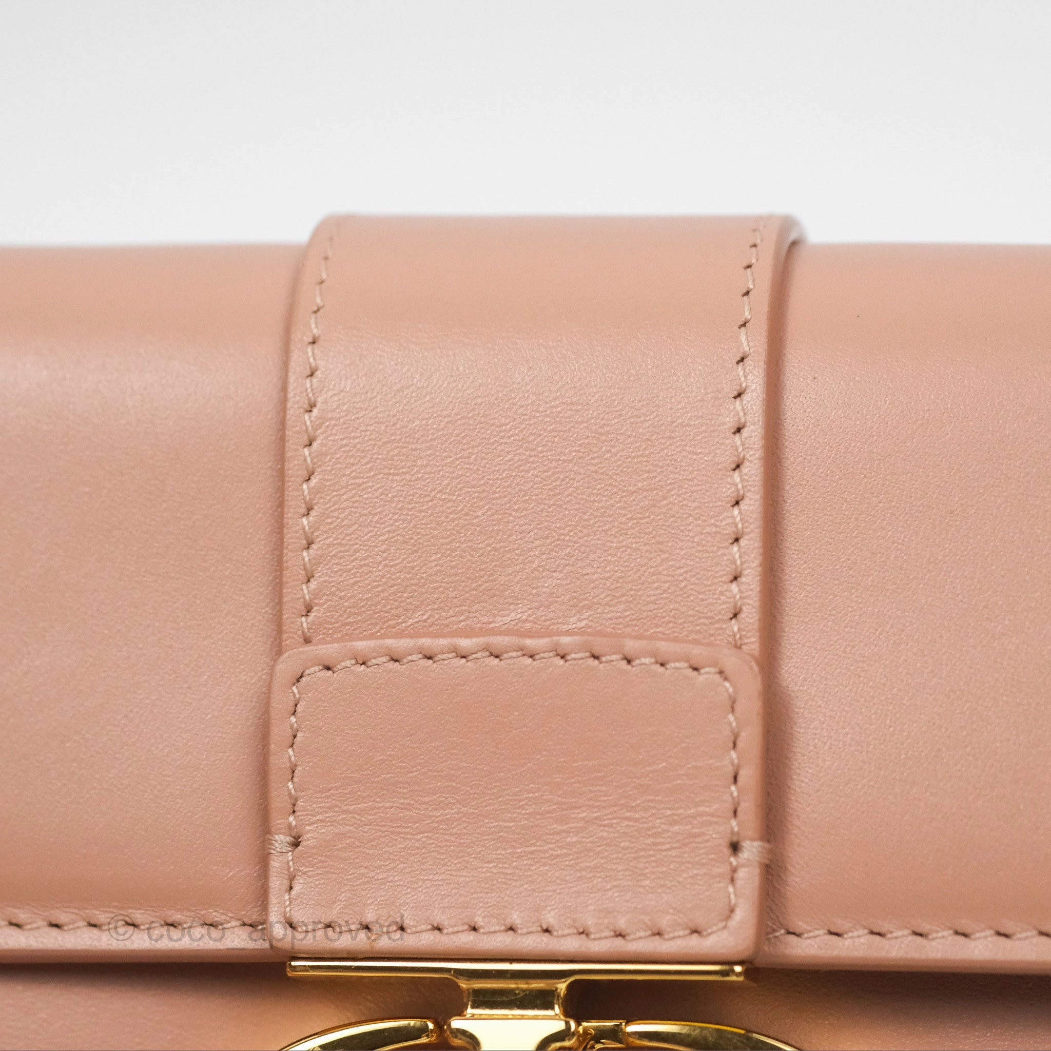 Dior Micro 30 Montaigne Flap Bag Rose Des Vents Calfskin