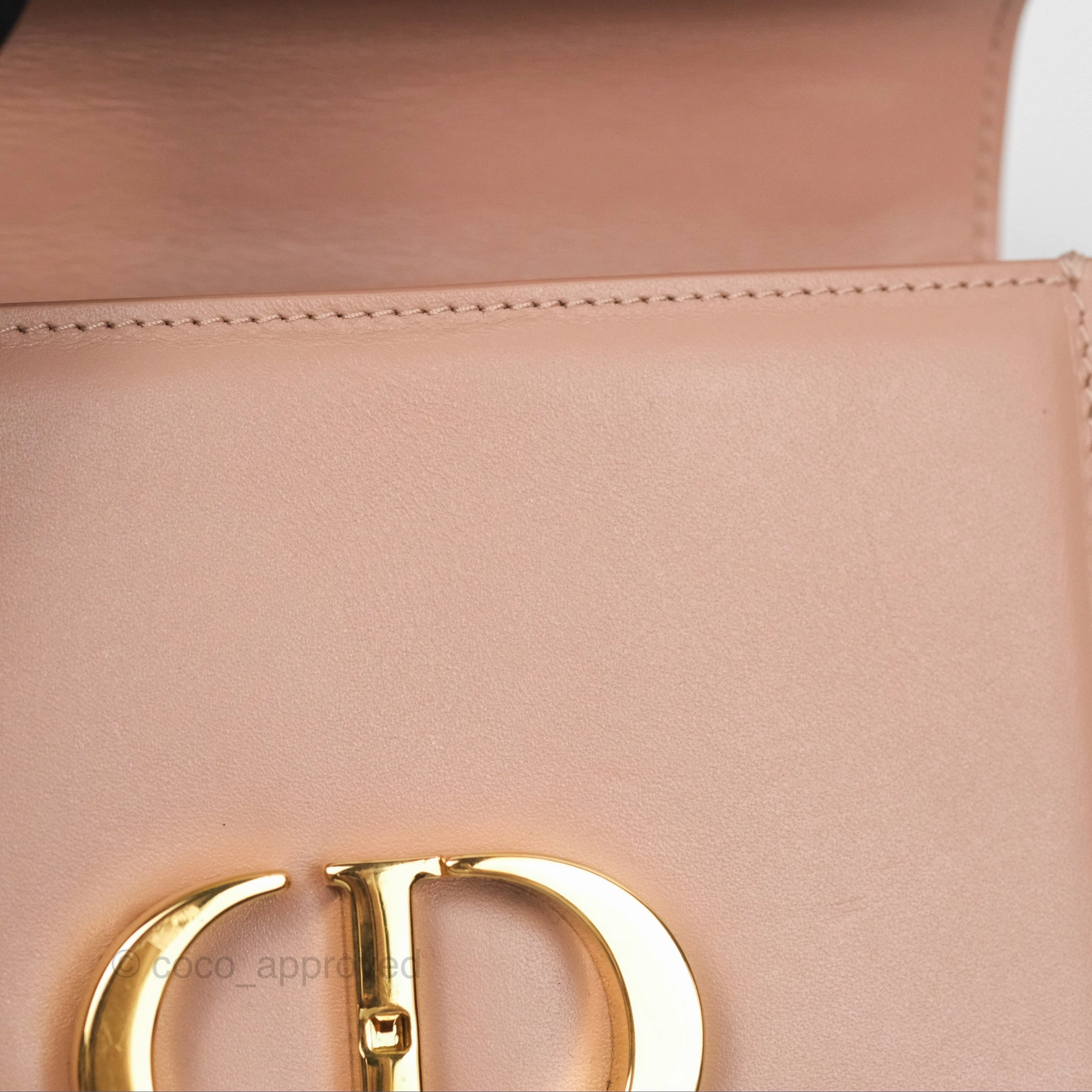 Dior Micro 30 Montaigne Flap Bag Rose Des Vents Calfskin