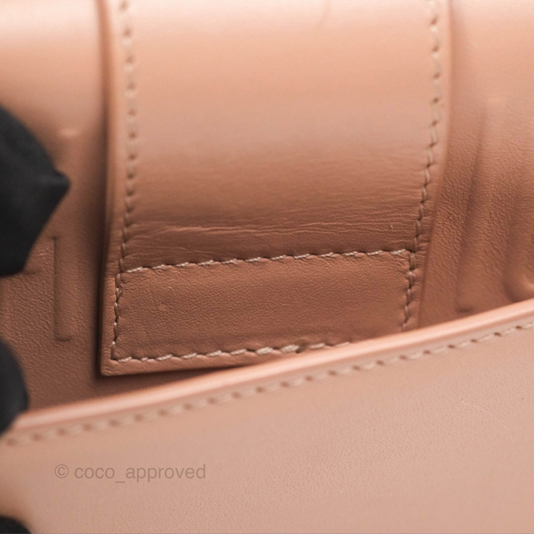 Dior Micro 30 Montaigne Flap Bag Rose Des Vents Calfskin