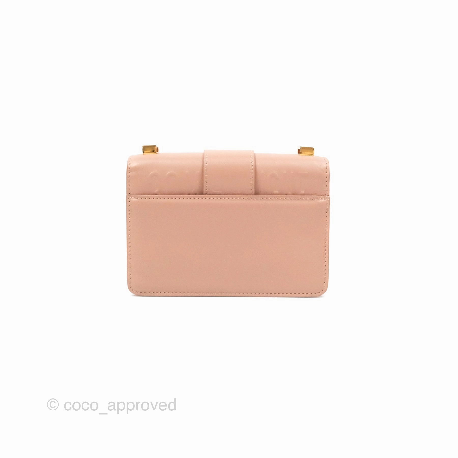Dior Micro 30 Montaigne Flap Bag Rose Des Vents Calfskin
