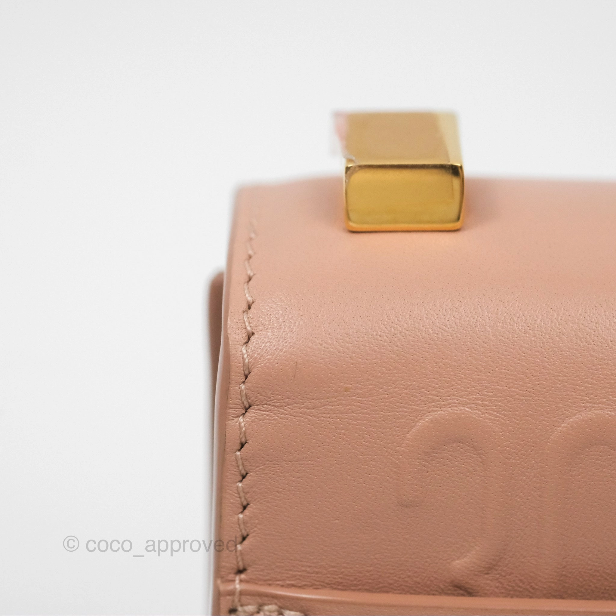 Dior Micro 30 Montaigne Flap Bag Rose Des Vents Calfskin