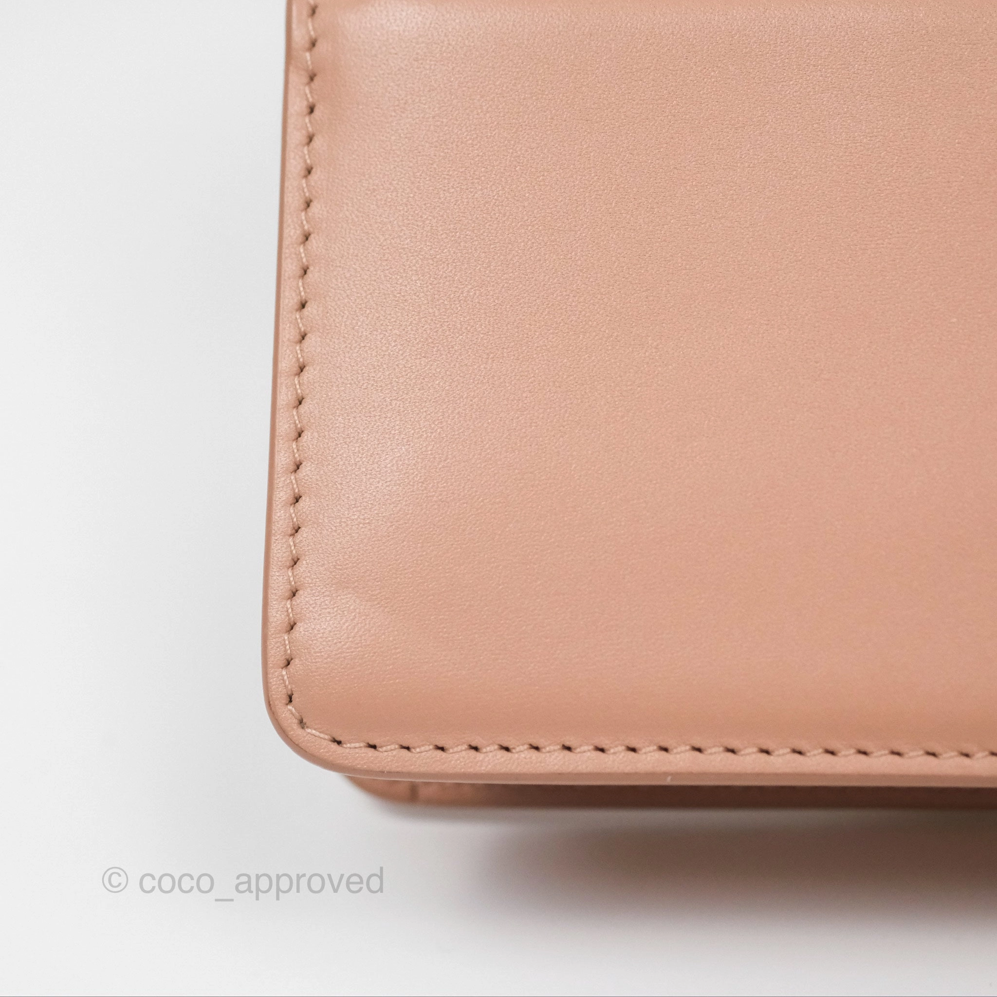 Dior Micro 30 Montaigne Flap Bag Rose Des Vents Calfskin