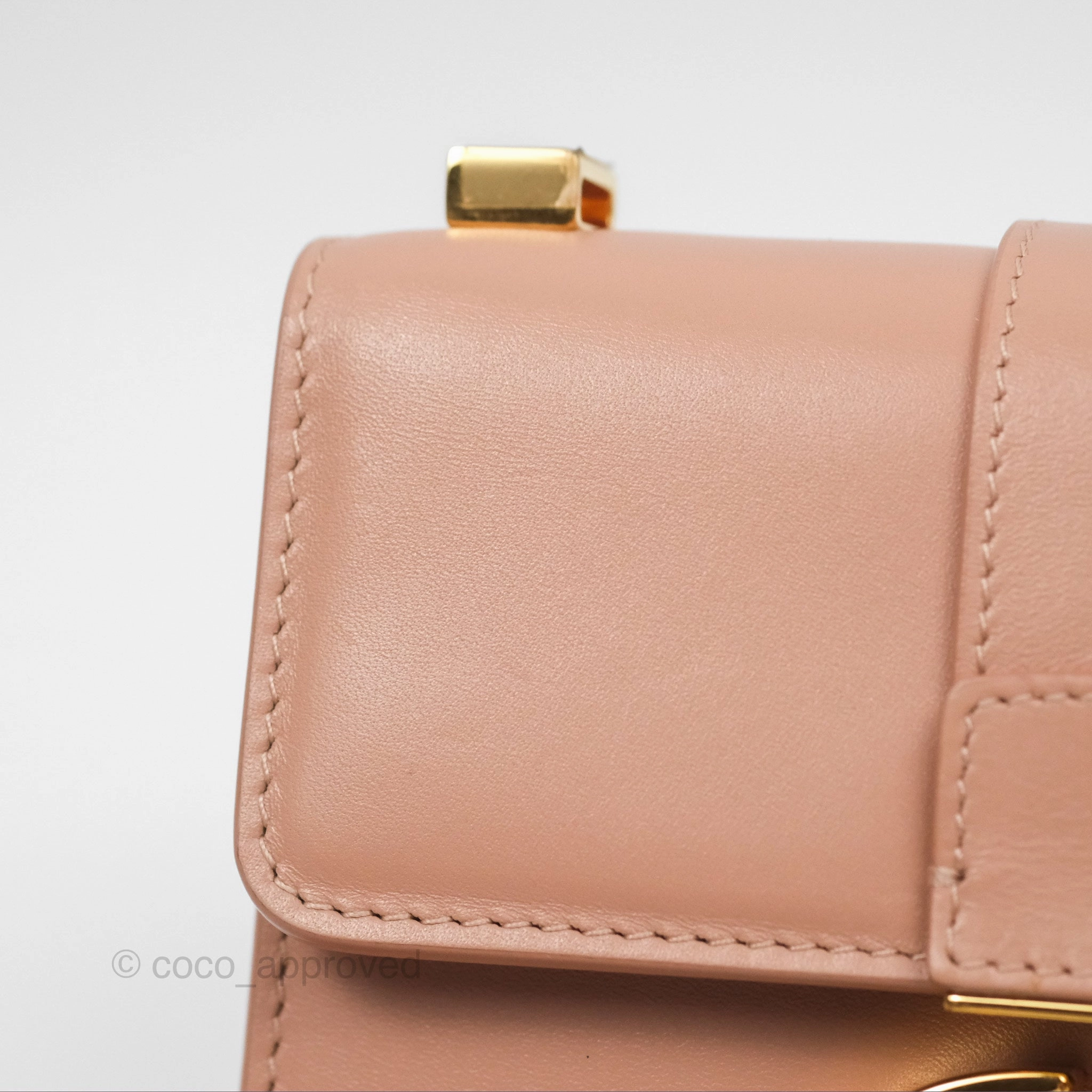 Dior Micro 30 Montaigne Flap Bag Rose Des Vents Calfskin
