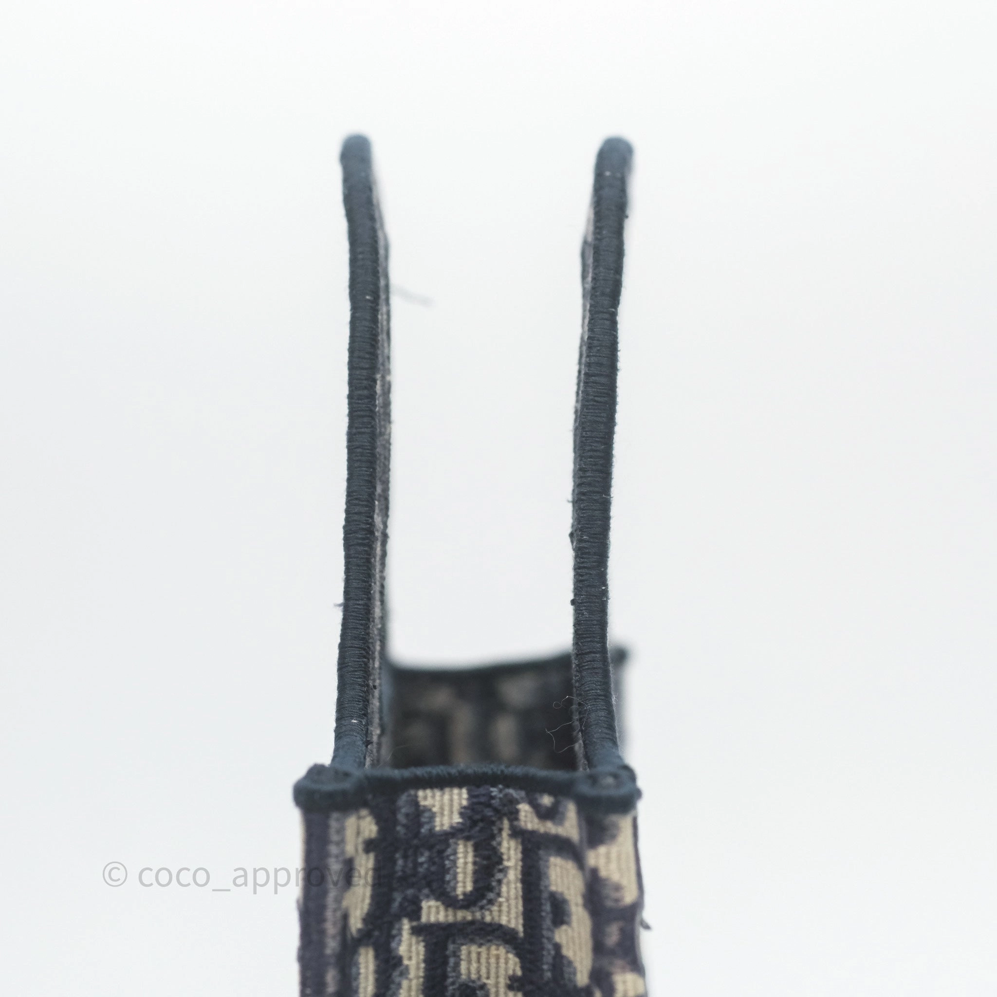 Dior Mini Book Tote Blue Oblique Canvas