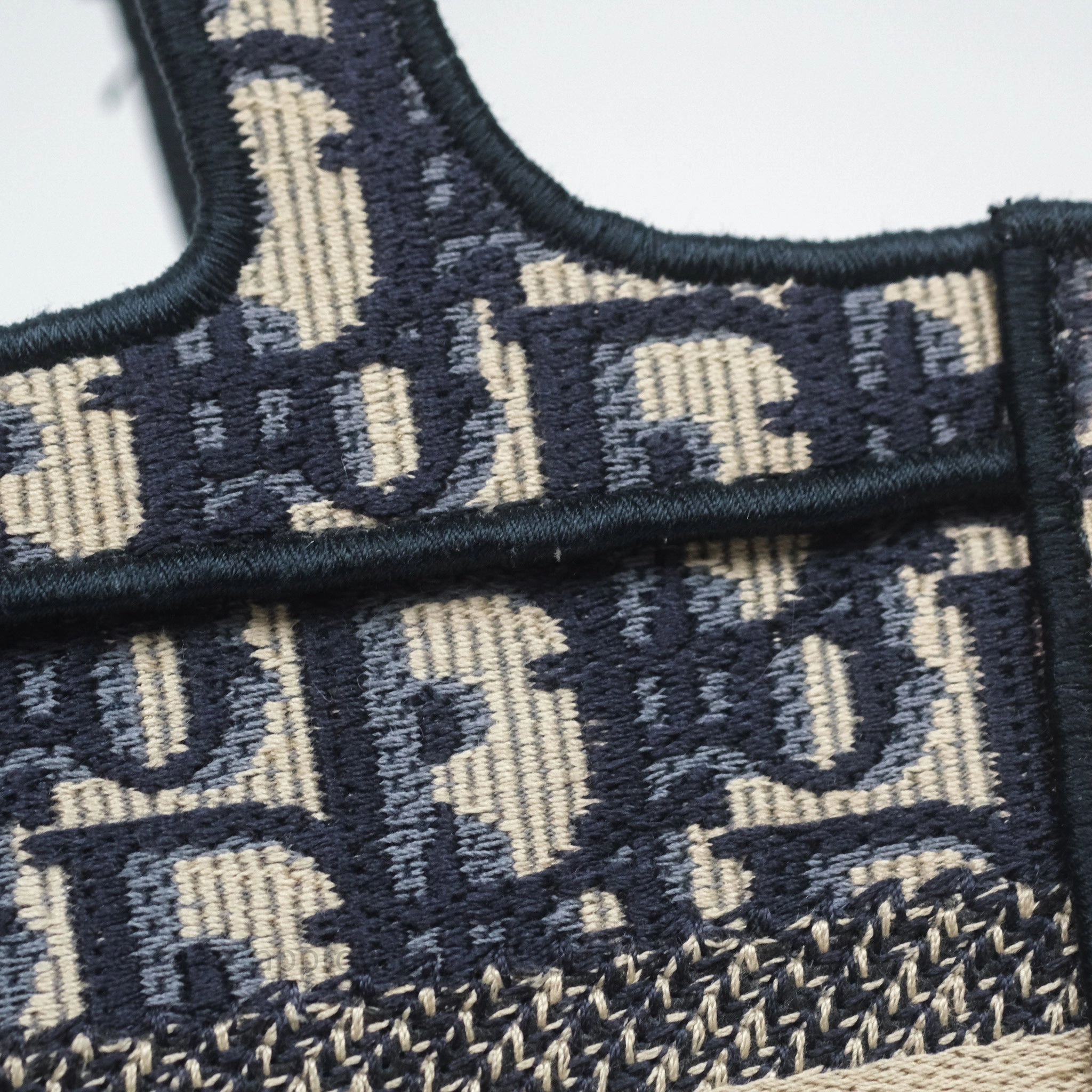 Dior Mini Book Tote Blue Oblique Canvas
