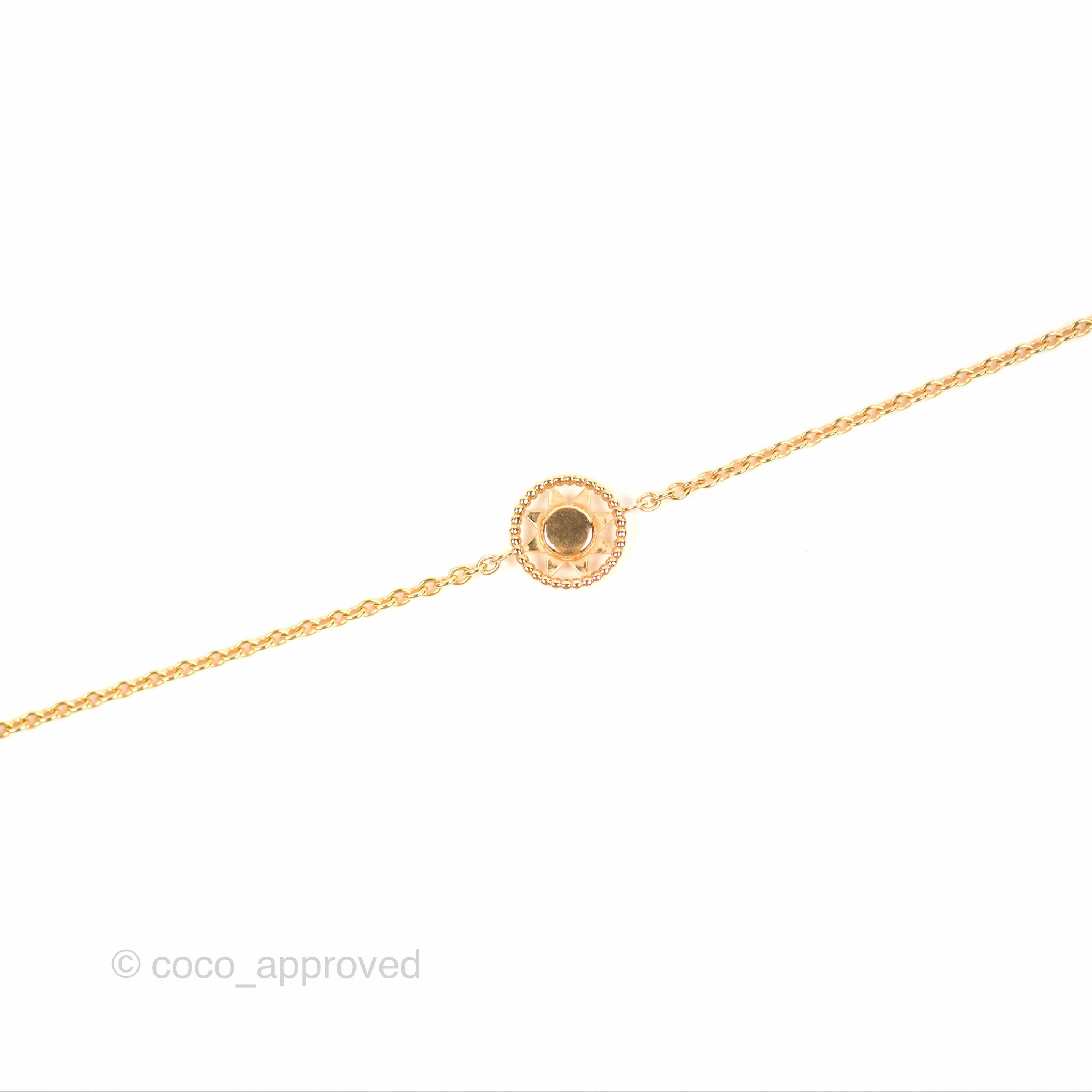 Dior Mini Rose Des Vents Bracelet Diamonds Gold