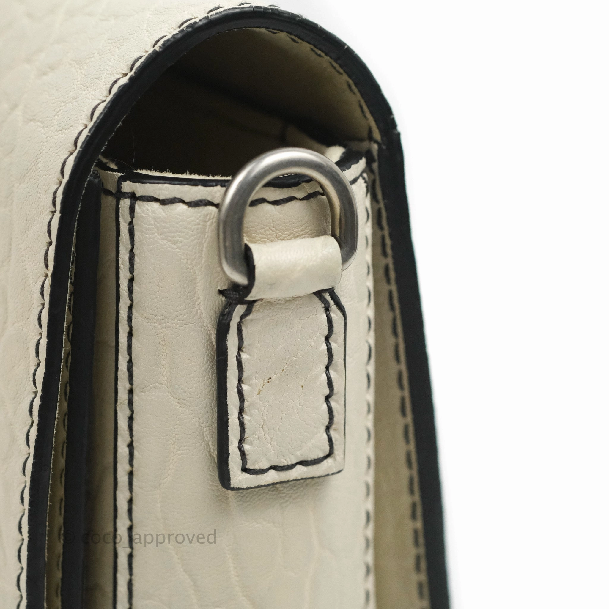 Dior Mosaic Dio(r)evolution Shoulder Bag White Calfskin