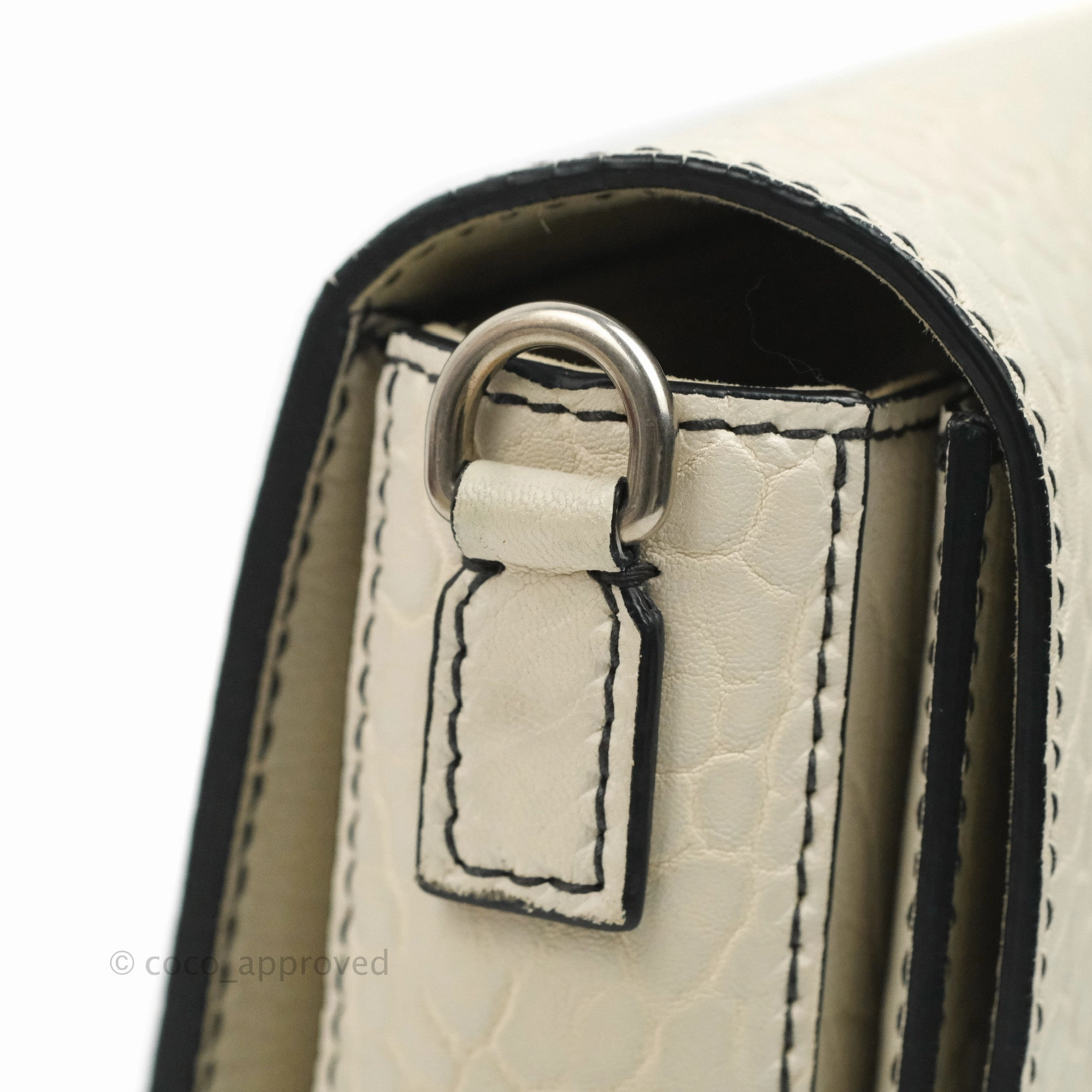 Dior Mosaic Dio(r)evolution Shoulder Bag White Calfskin