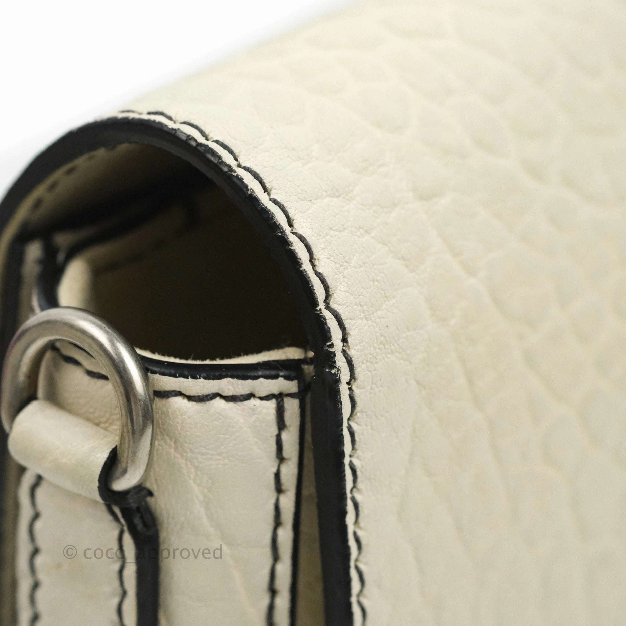 Dior Mosaic Dio(r)evolution Shoulder Bag White Calfskin