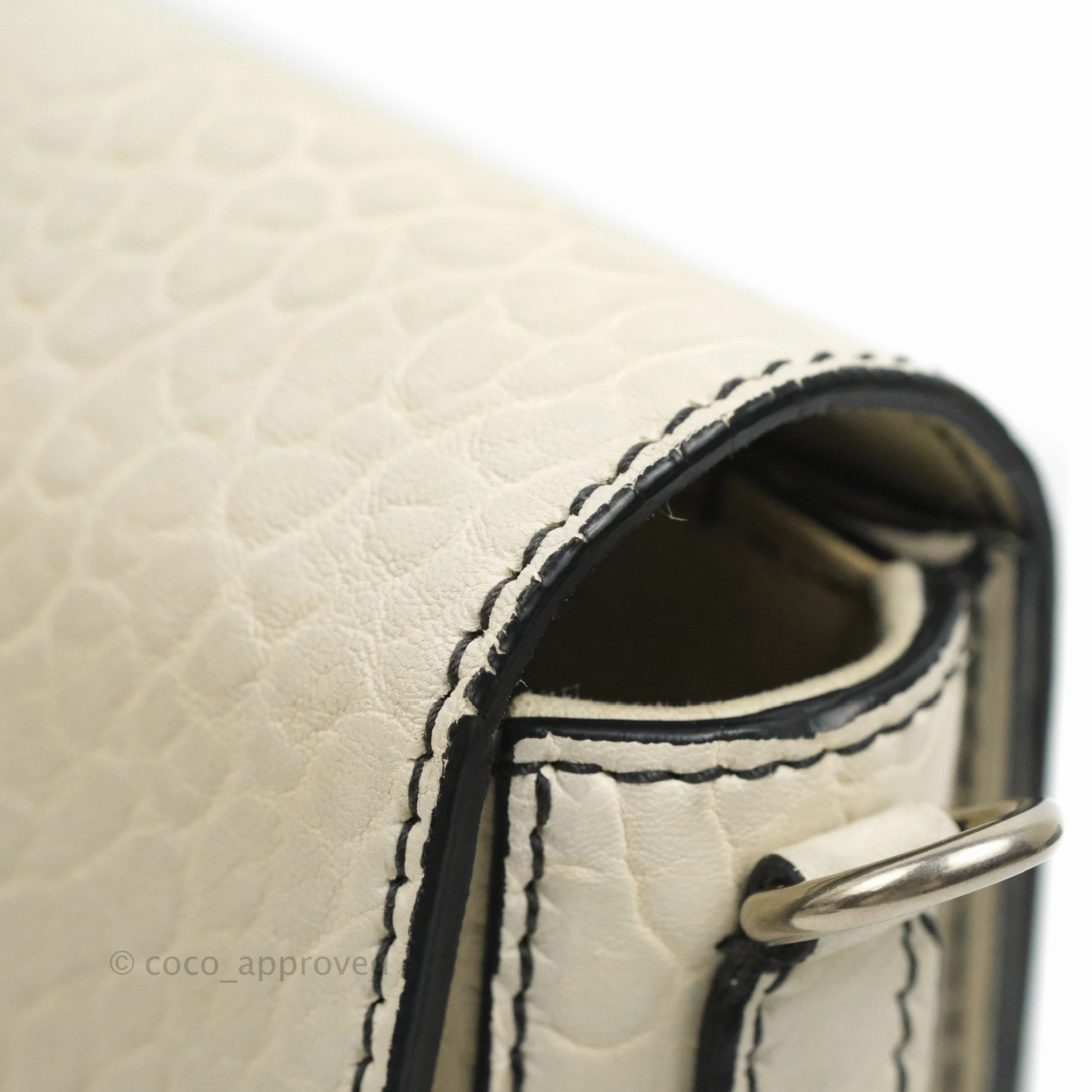 Dior Mosaic Dio(r)evolution Shoulder Bag White Calfskin