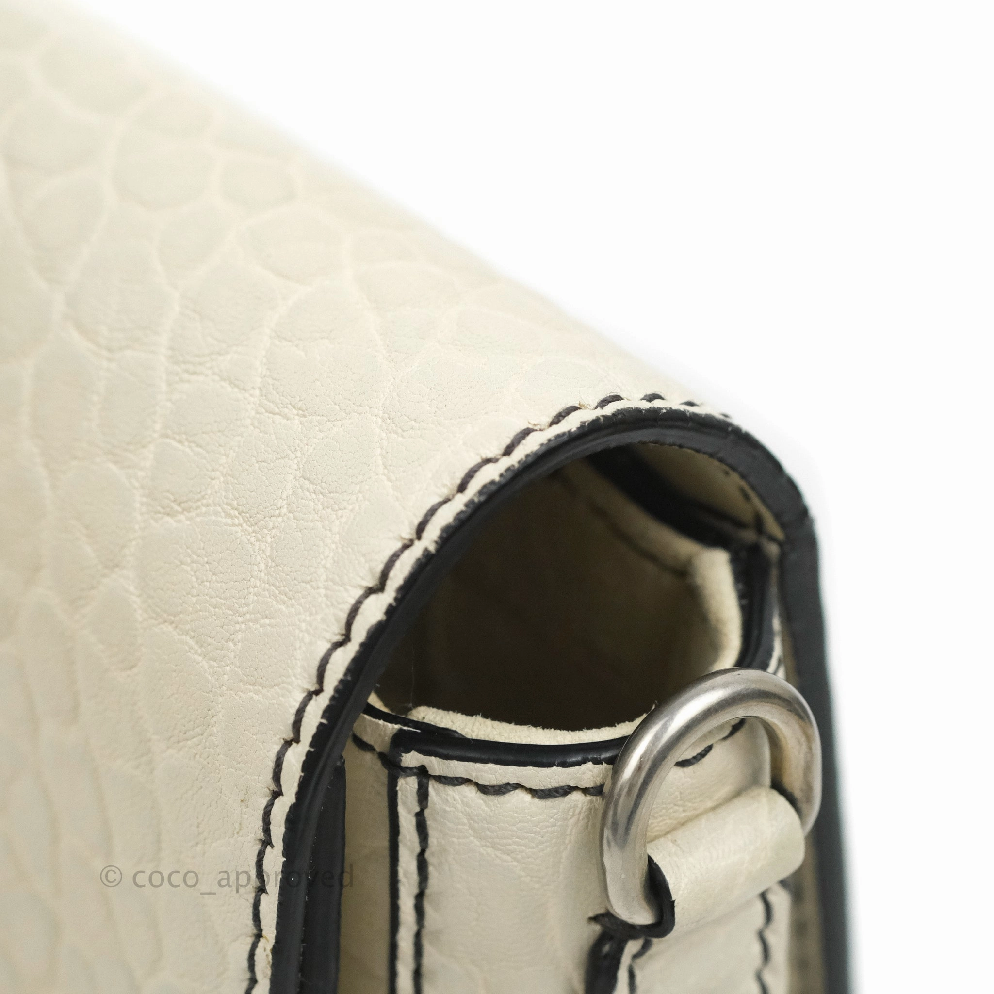 Dior Mosaic Dio(r)evolution Shoulder Bag White Calfskin