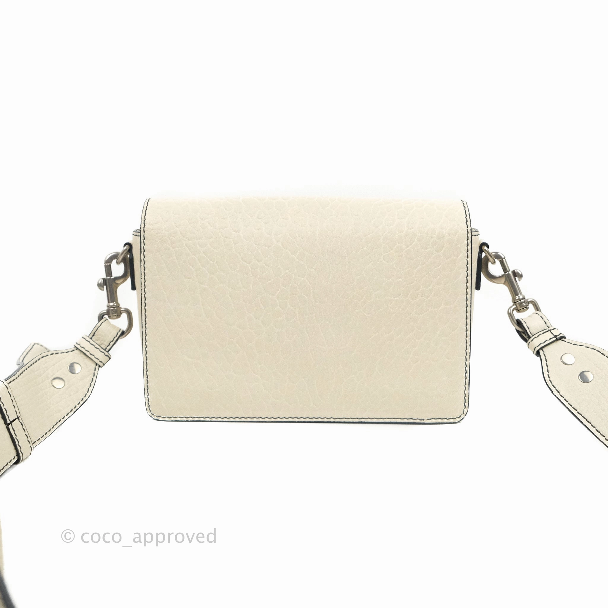 Dior Mosaic Dio(r)evolution Shoulder Bag White Calfskin