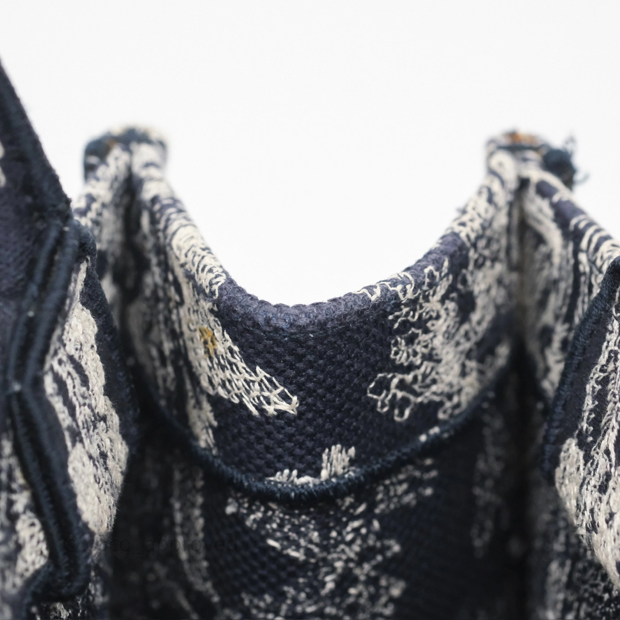 Dior New Small Book Tote Embroidered Toile De Jouy Navy