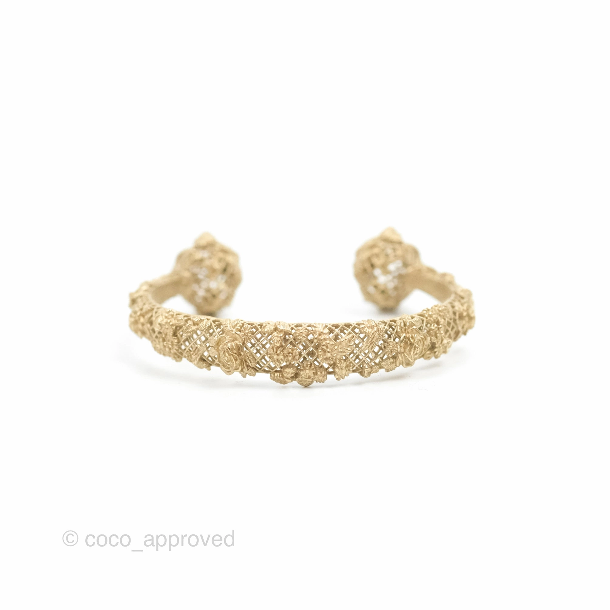 Dior Rose Bangle Gold Tone Size S