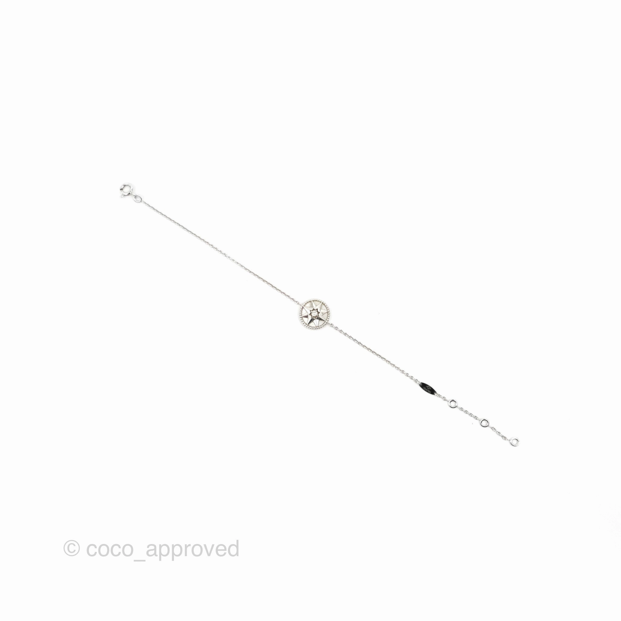 Dior Rose Des Vents Bracelet Diamonds/Mother of Pearl White Gold