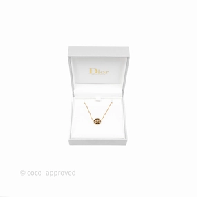 Dior Rose des Vents Necklace Pink Gold Diamond