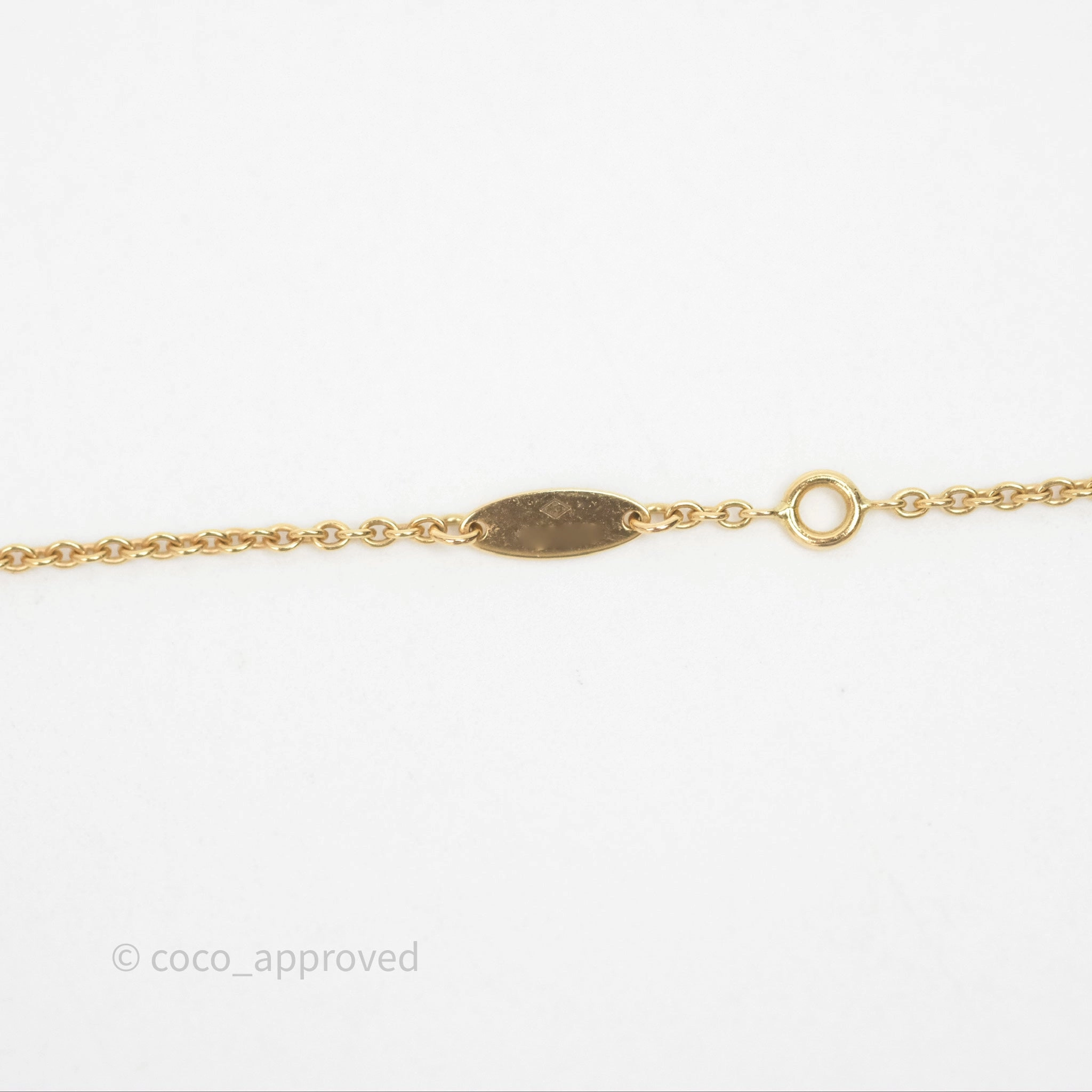 Dior Rose des Vents Necklace Yellow Gold Diamond Mother of Pearl