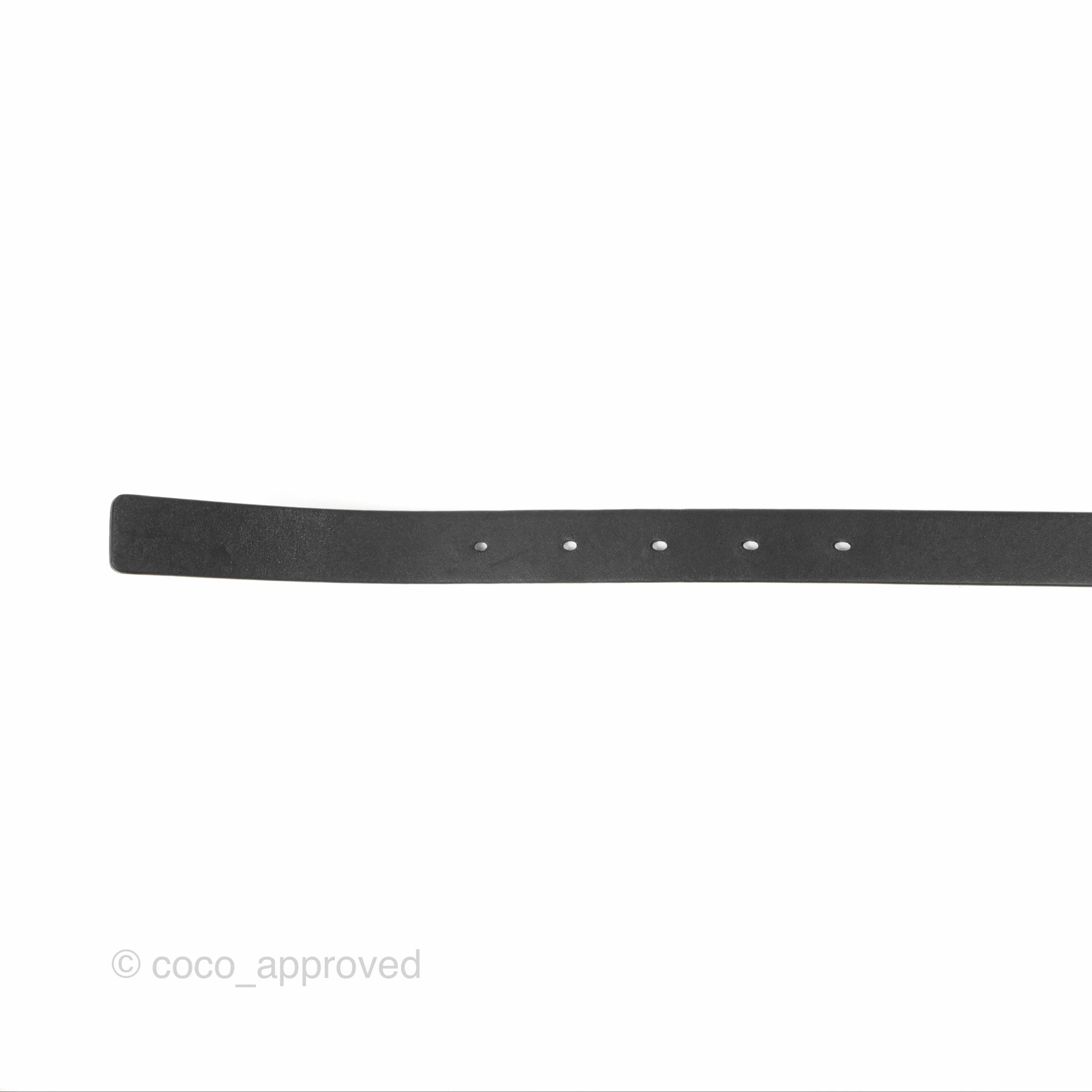 Dior Saddle Belt Black Ultrasmooth Calfskin Antique Gold 20mm