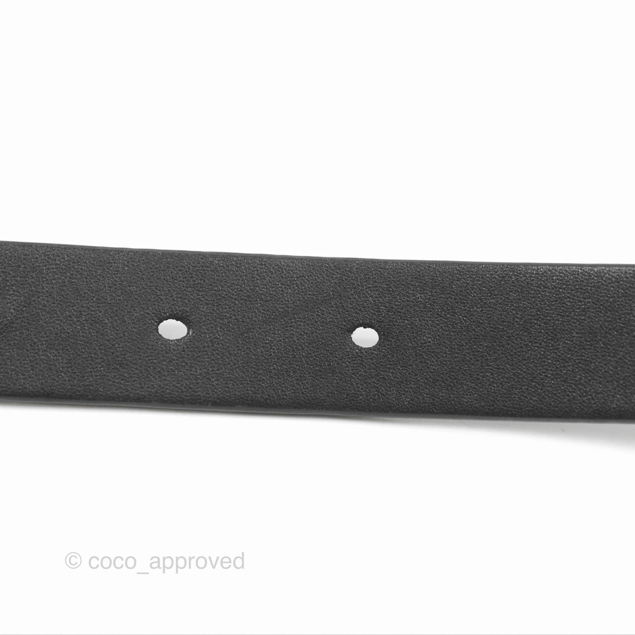 Dior Saddle Belt Black Ultrasmooth Calfskin Antique Gold 20mm