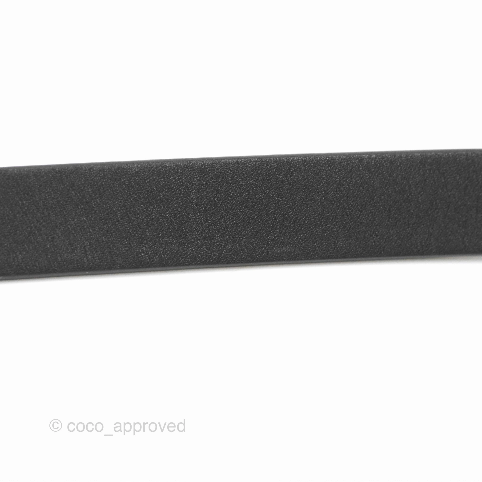Dior Saddle Belt Black Ultrasmooth Calfskin Antique Gold 20mm