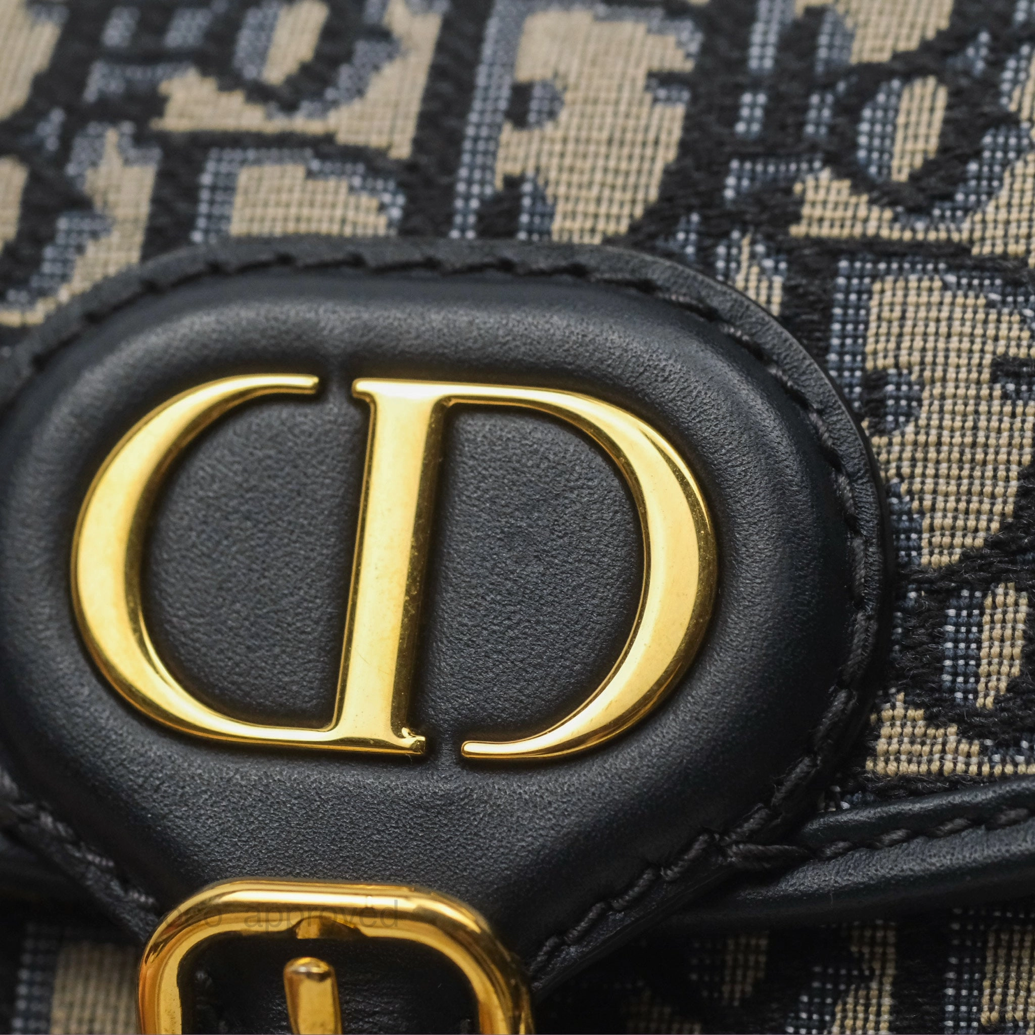 Dior Small Bobby Bag Blue Oblique Jacquard Canvas