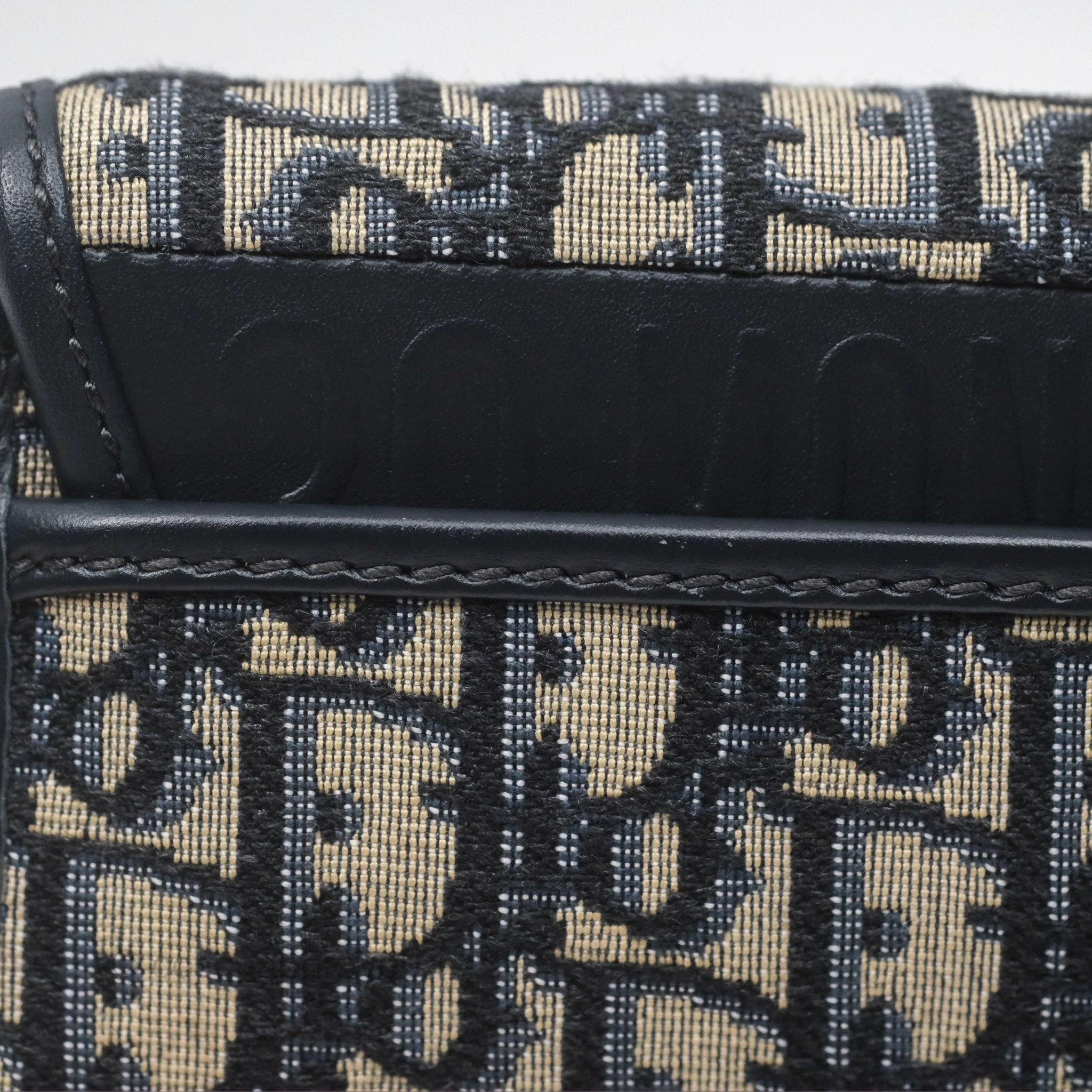 Dior Small Bobby Bag Blue Oblique Jacquard Canvas
