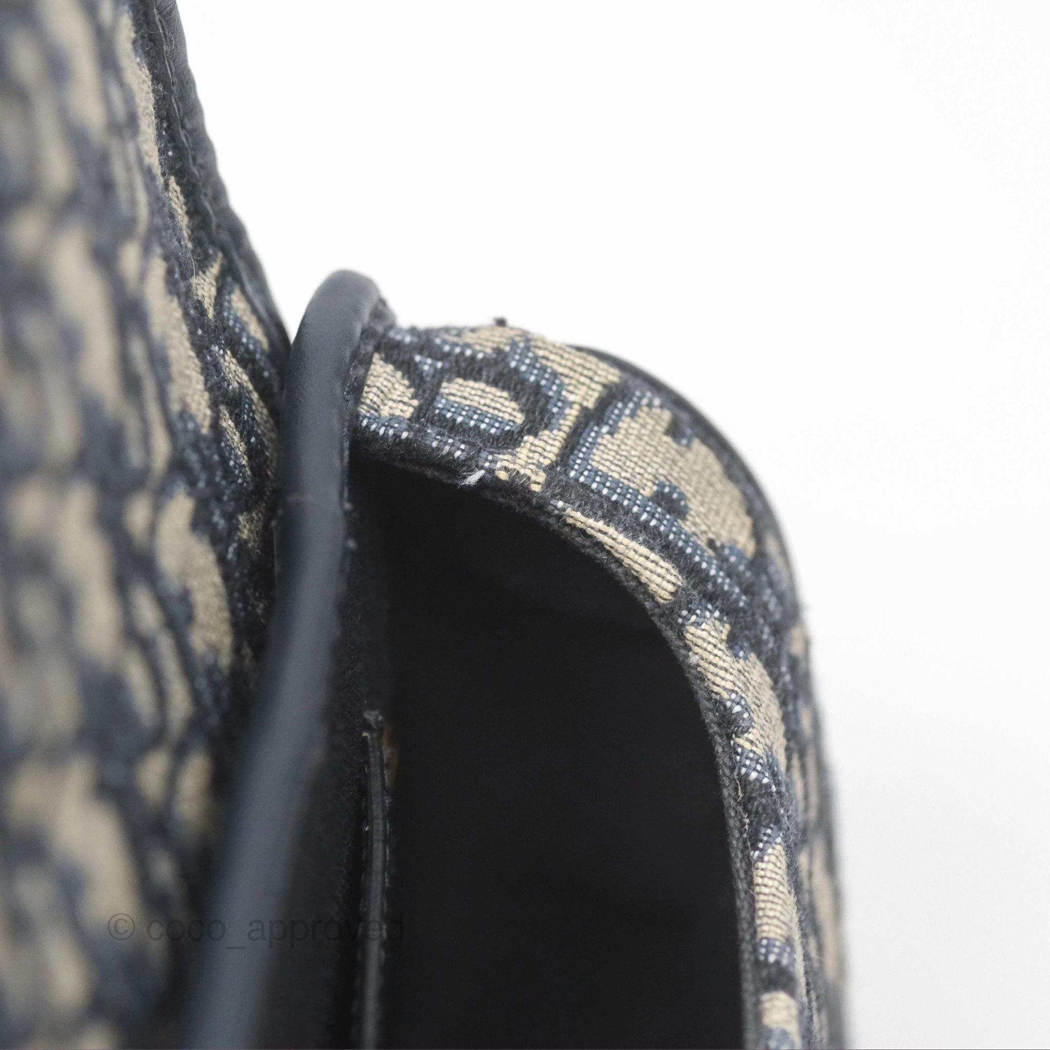 Dior Small Bobby Bag Blue Oblique Jacquard Canvas