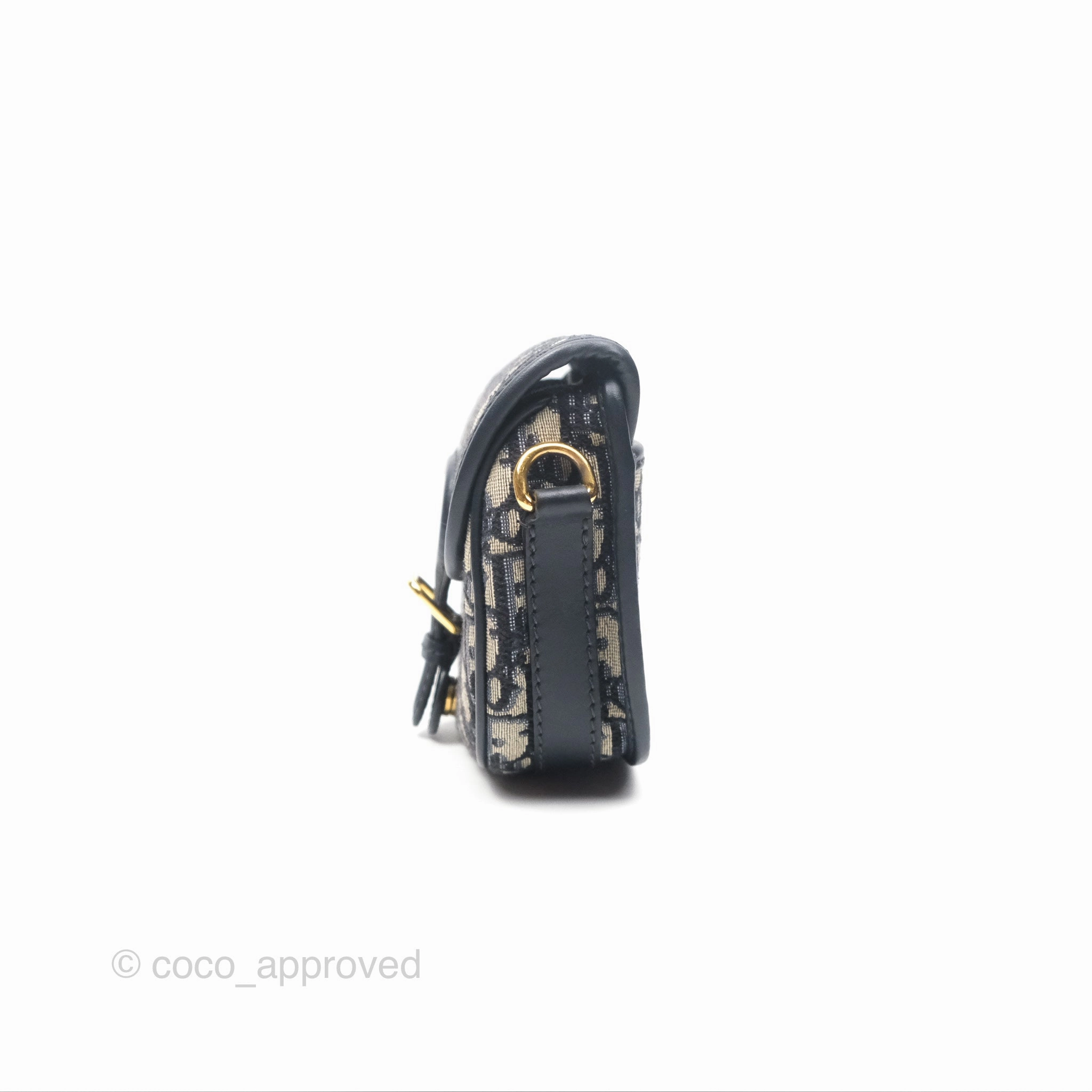 Dior Small Bobby Bag Blue Oblique Jacquard Canvas