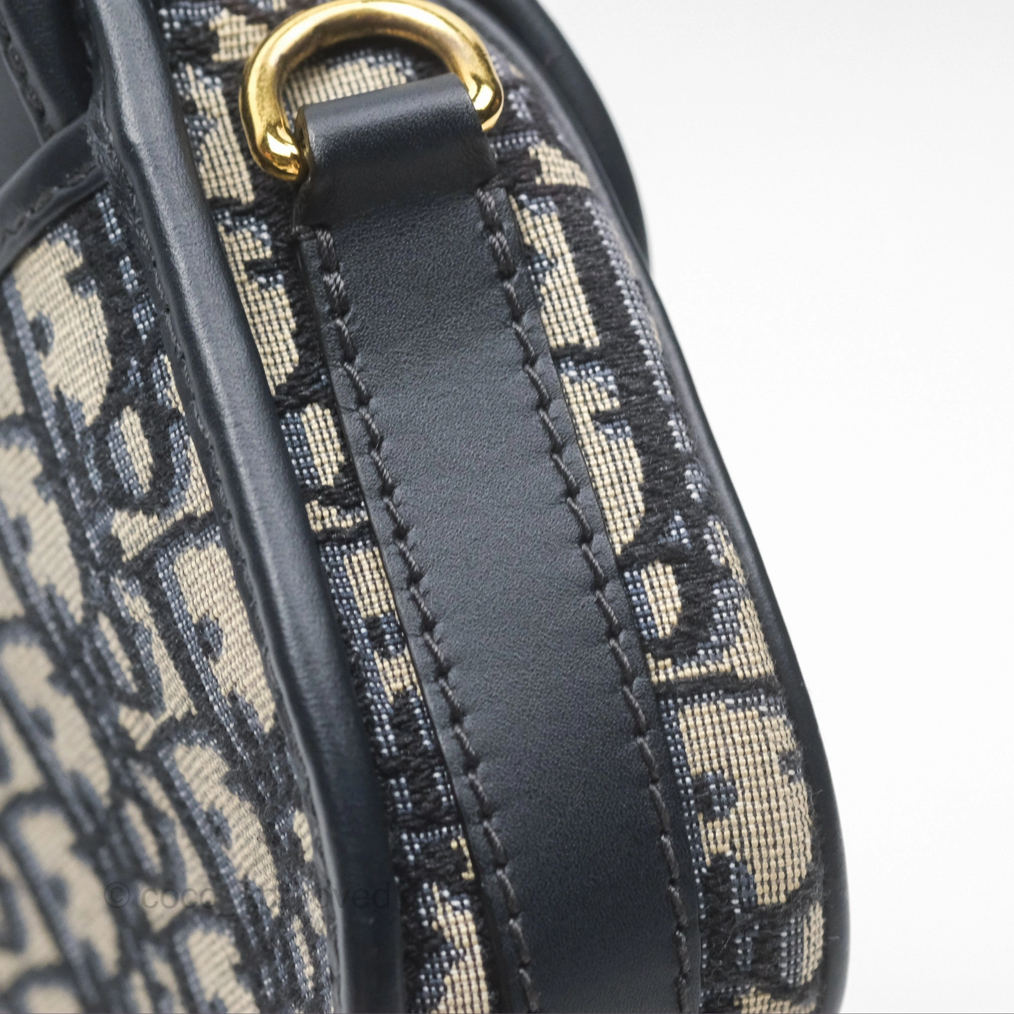 Dior Small Bobby Bag Blue Oblique Jacquard Canvas