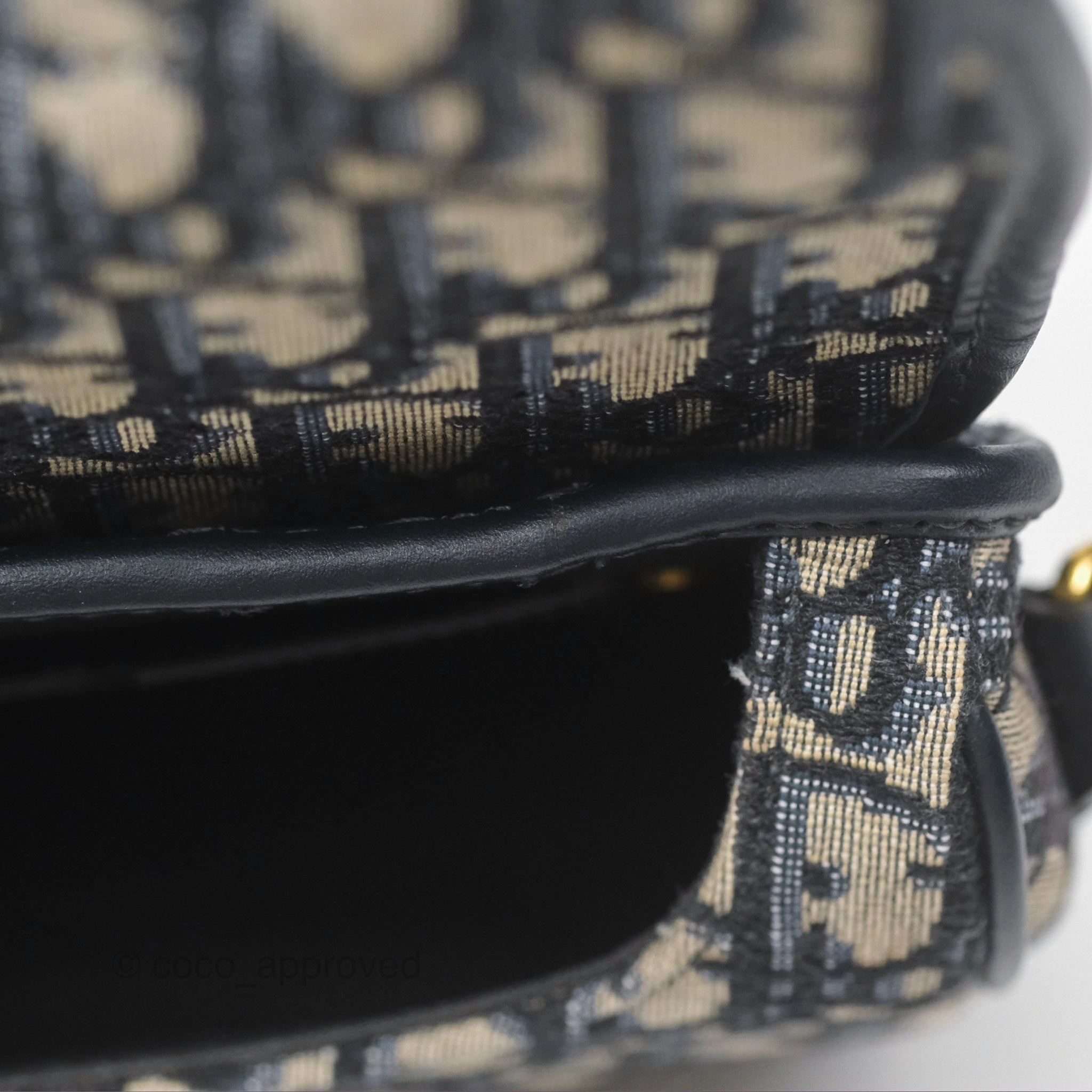 Dior Small Bobby Bag Blue Oblique Jacquard Canvas