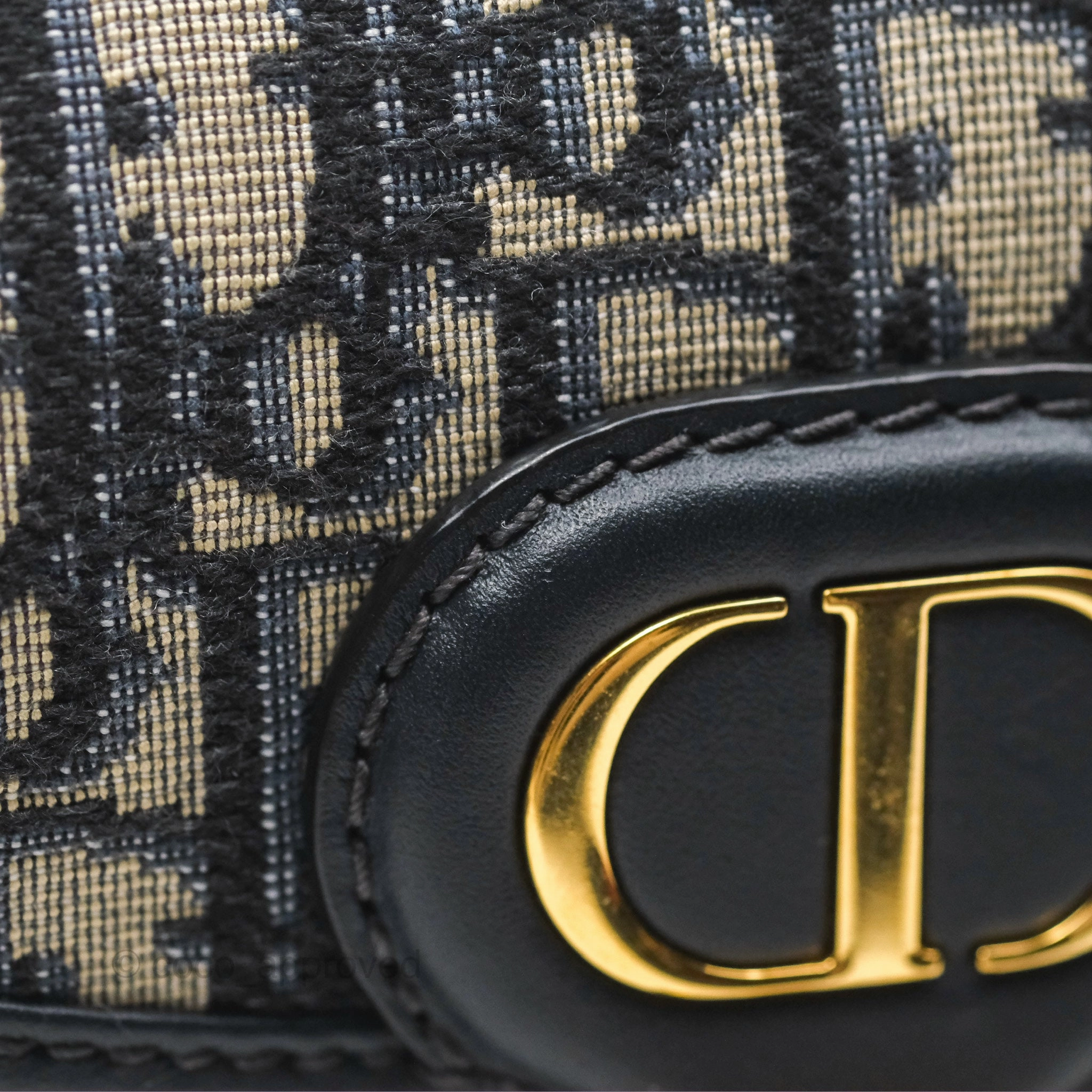 Dior Small Bobby Bag Blue Oblique Jacquard Canvas