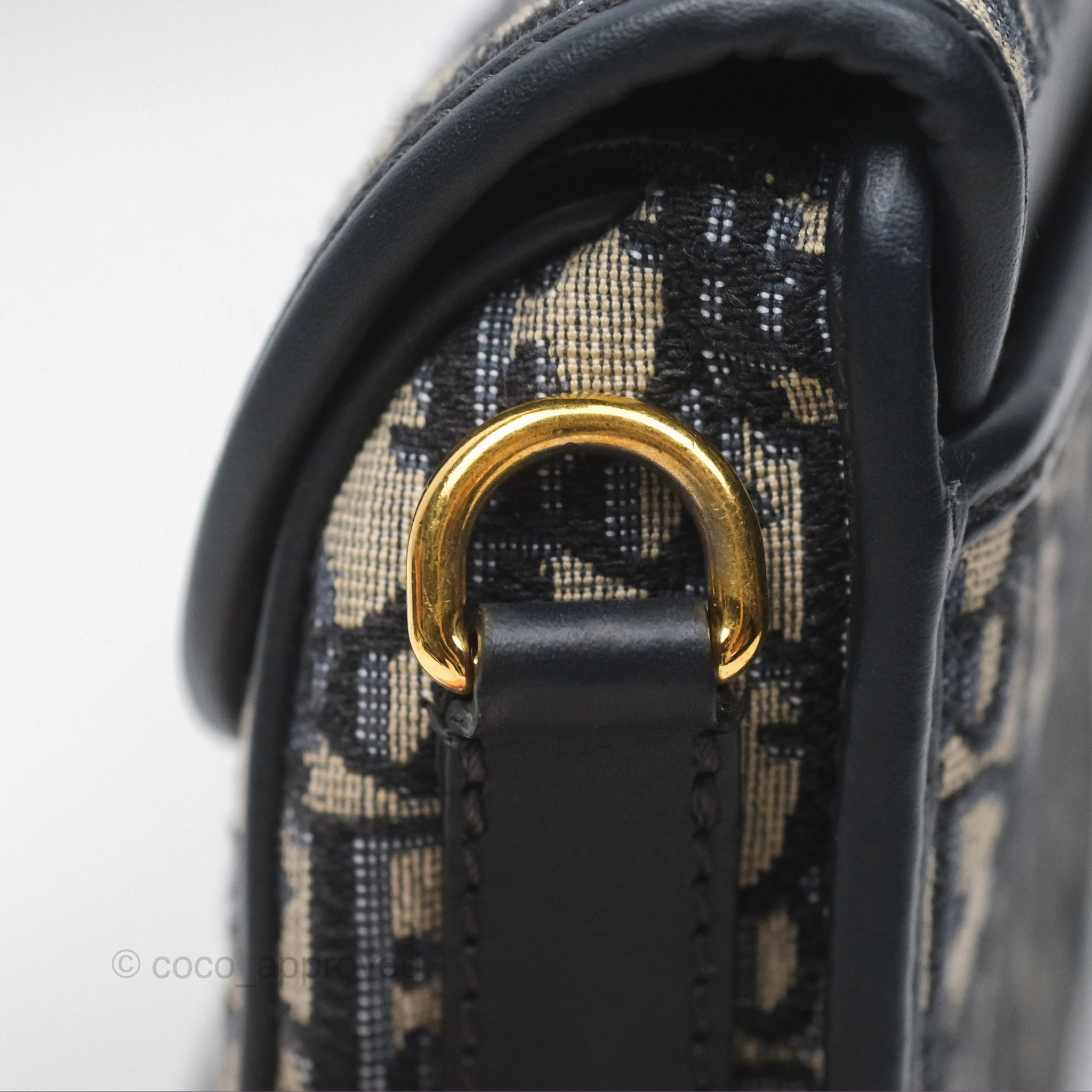 Dior Small Bobby Bag Blue Oblique Jacquard Canvas