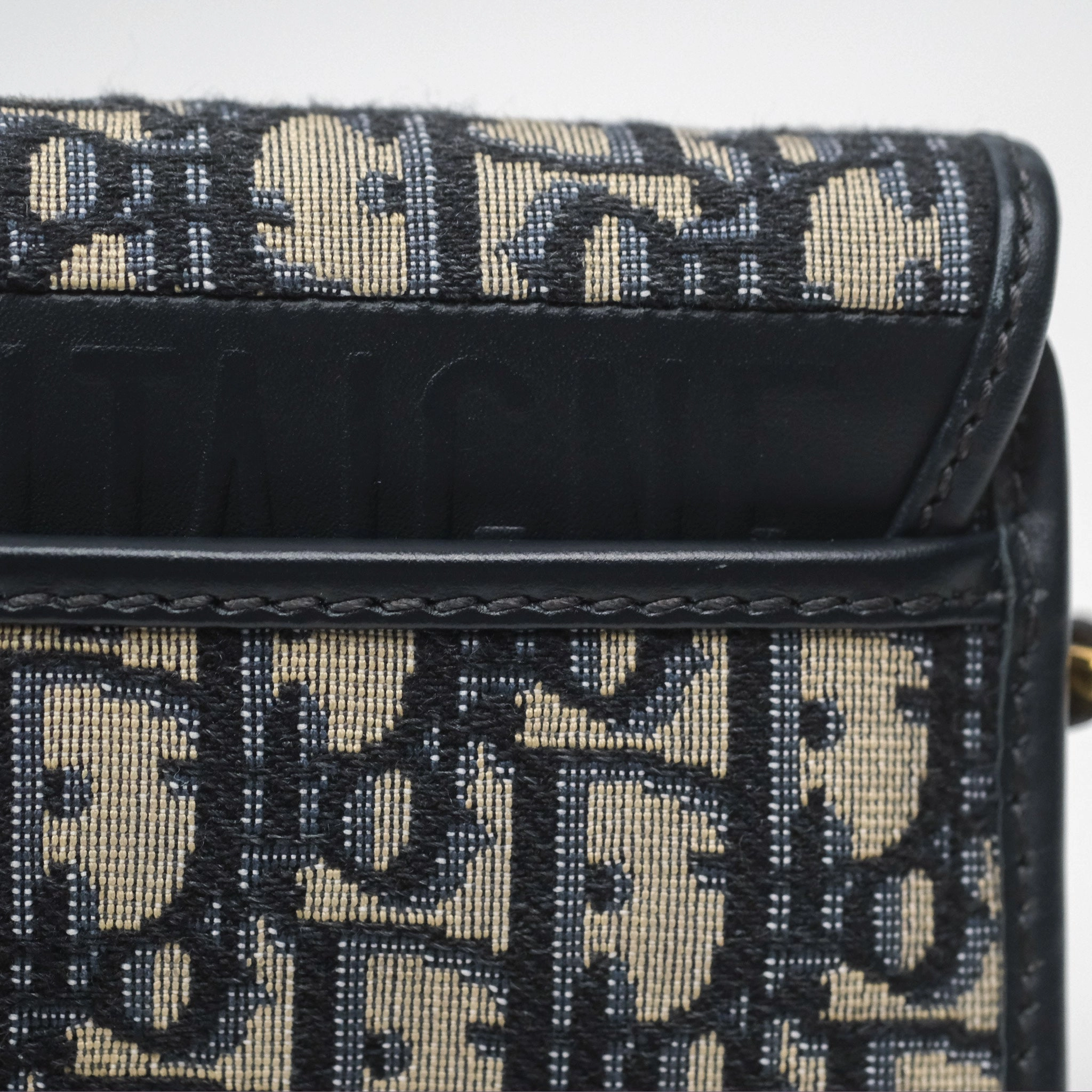 Dior Small Bobby Bag Blue Oblique Jacquard Canvas