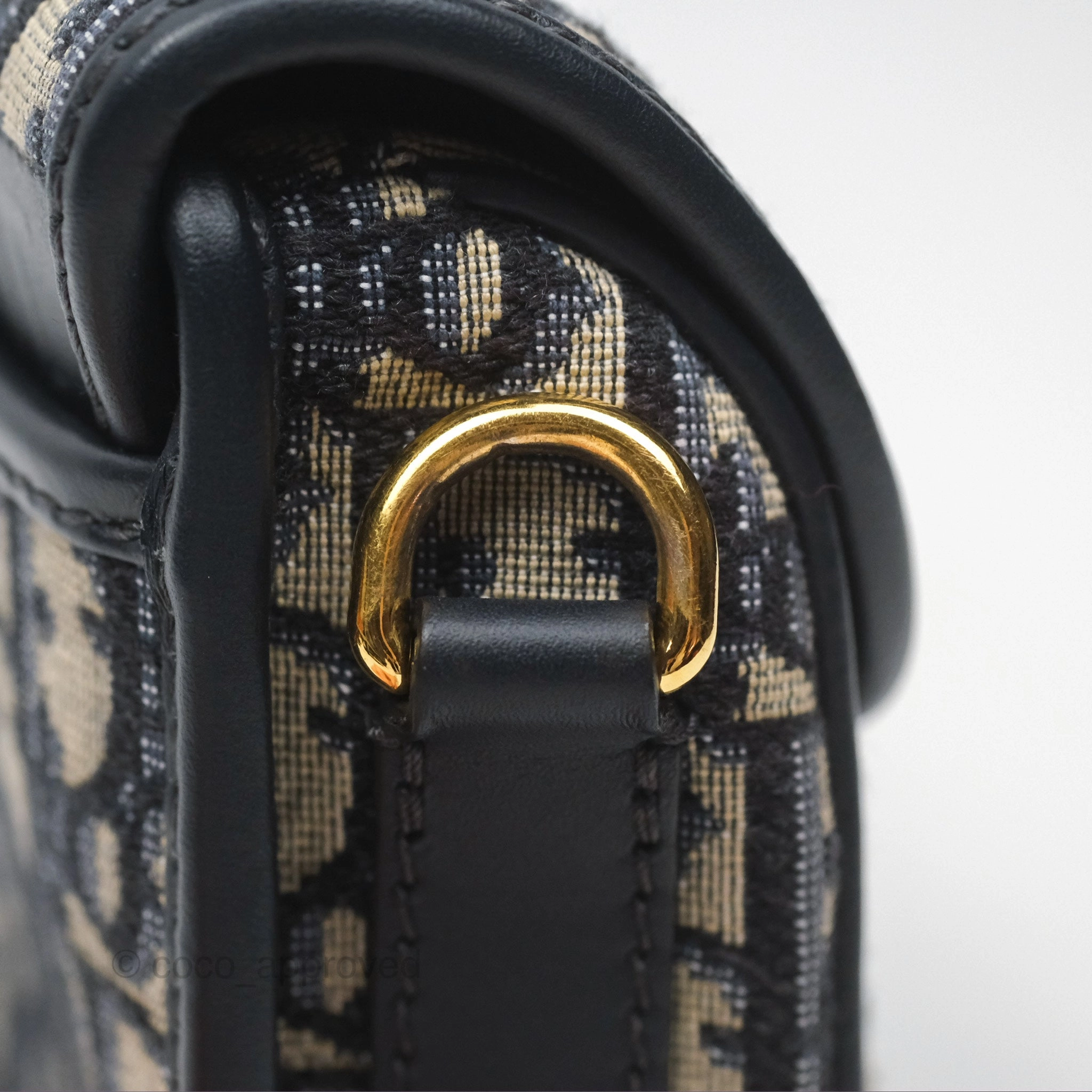 Dior Small Bobby Bag Blue Oblique Jacquard Canvas