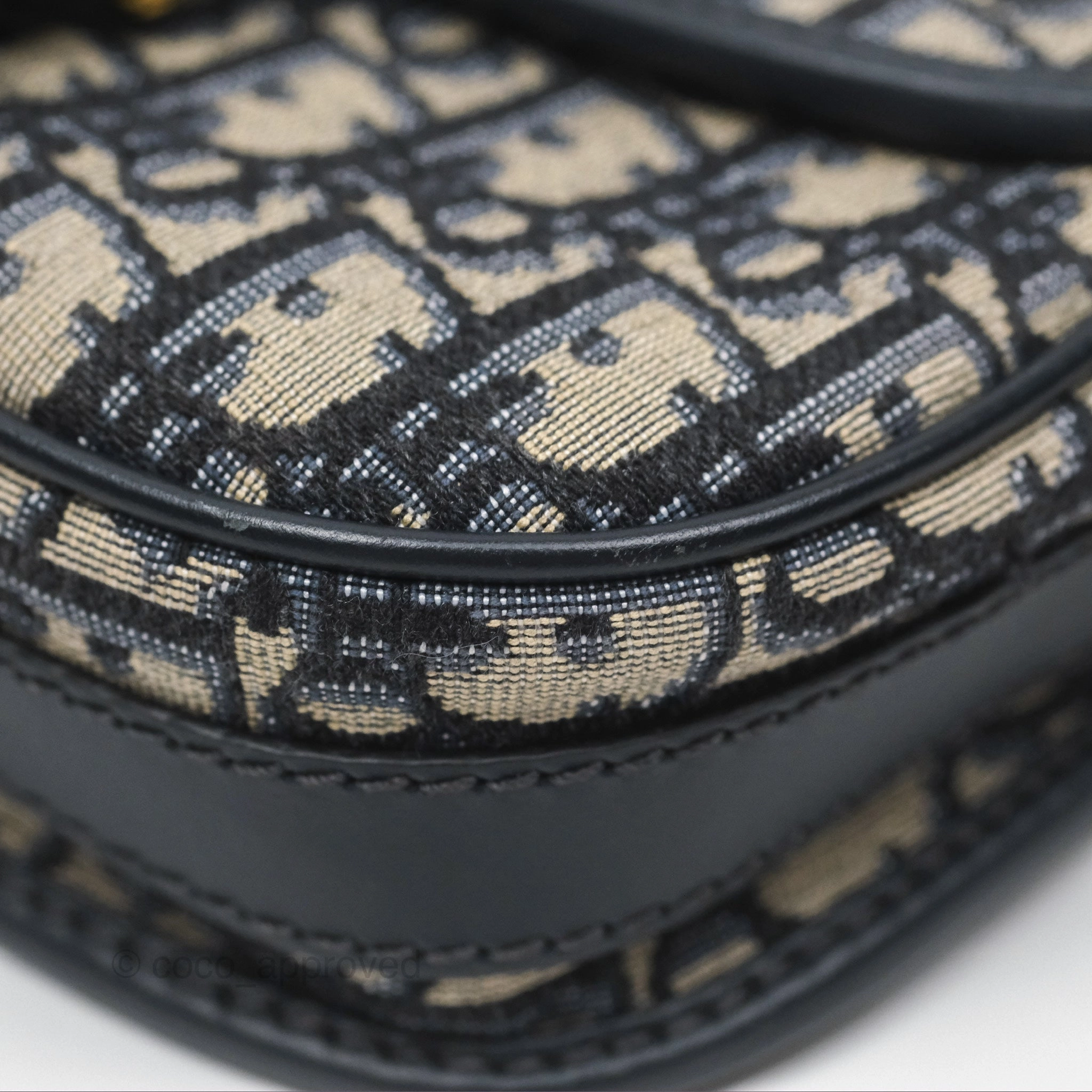 Dior Small Bobby Bag Blue Oblique Jacquard Canvas