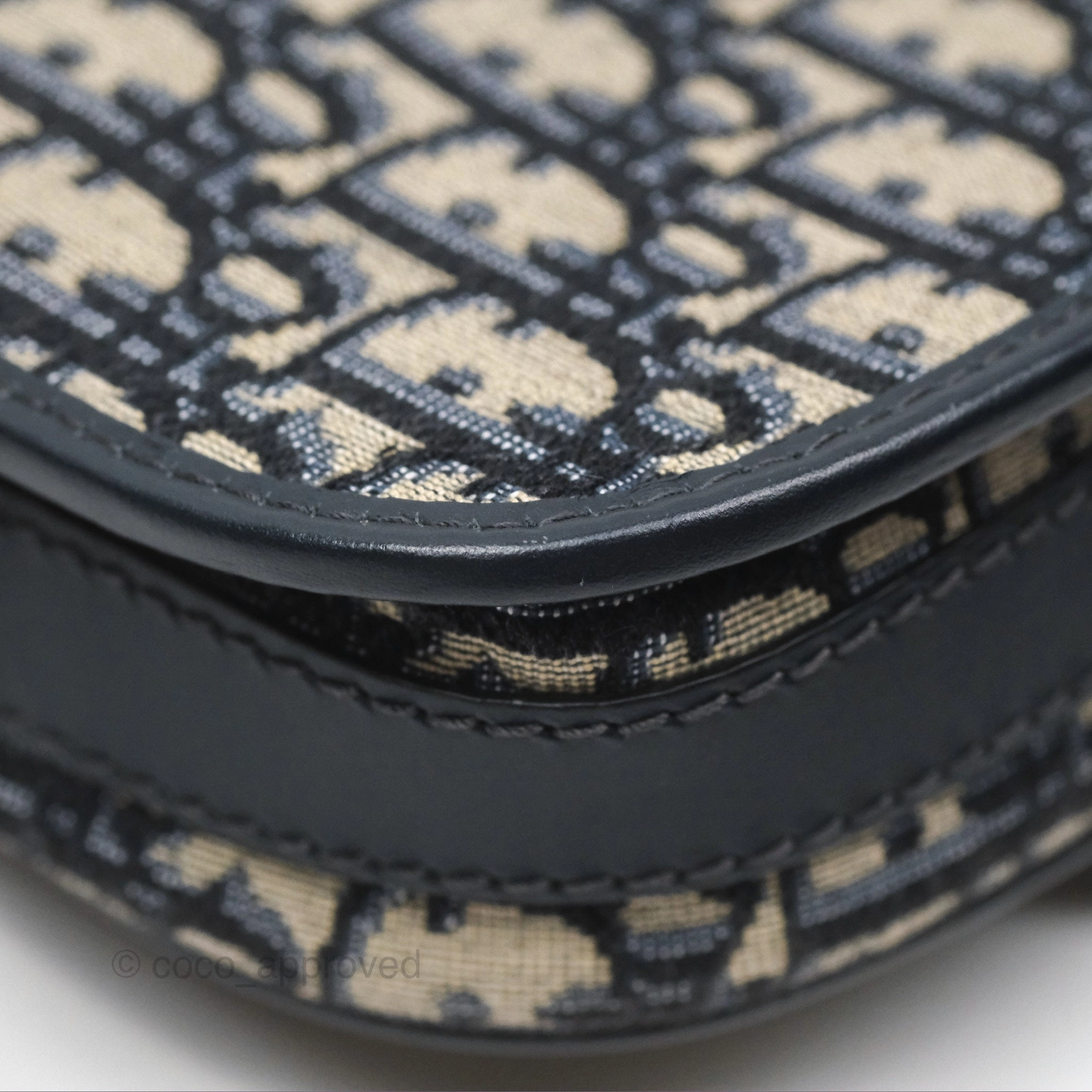 Dior Small Bobby Bag Blue Oblique Jacquard Canvas