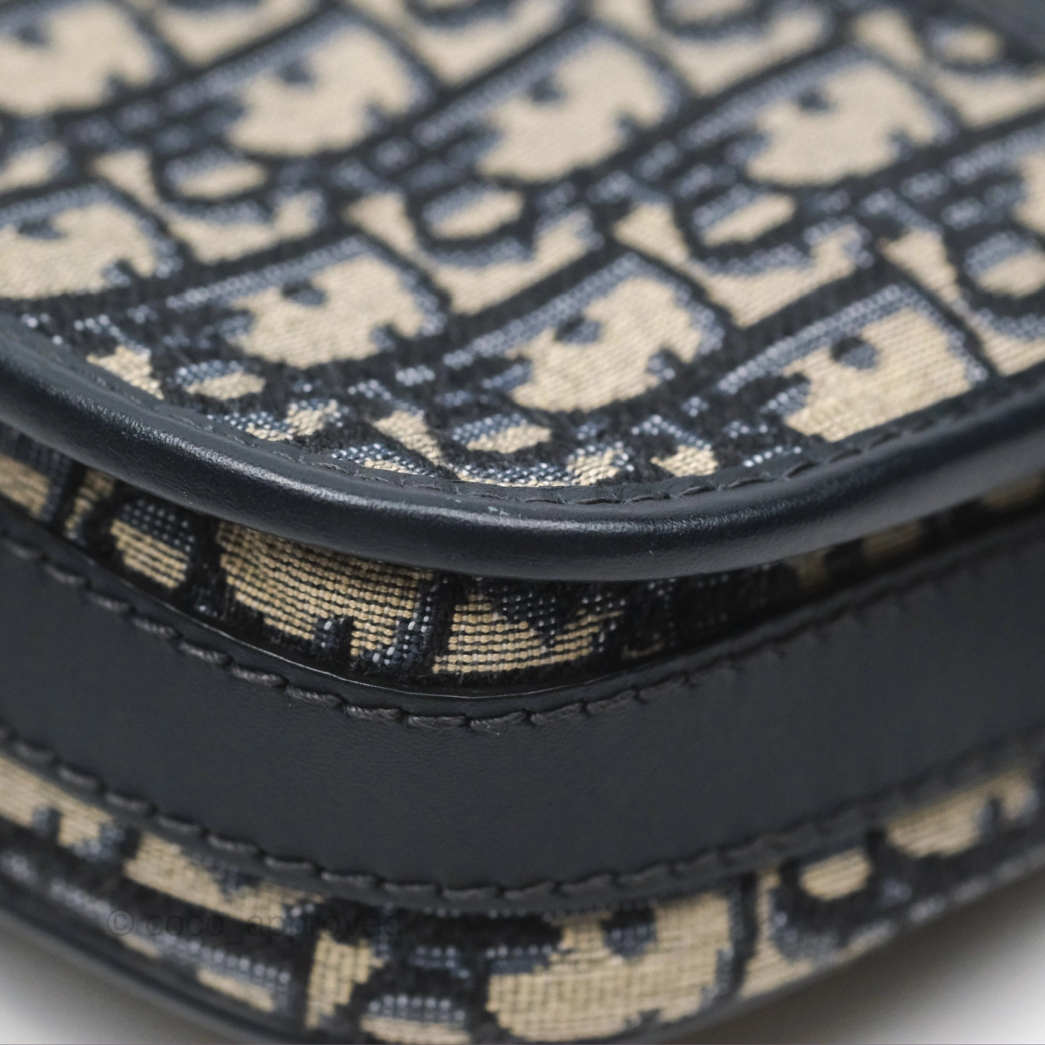 Dior Small Bobby Bag Blue Oblique Jacquard Canvas