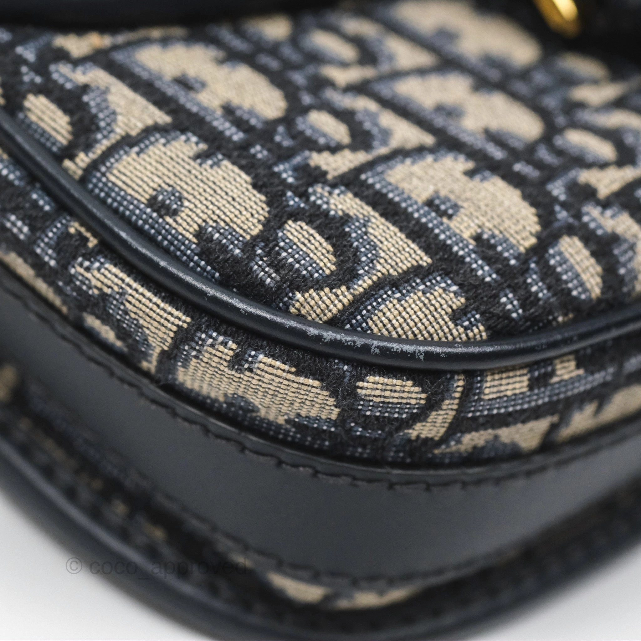 Dior Small Bobby Bag Blue Oblique Jacquard Canvas