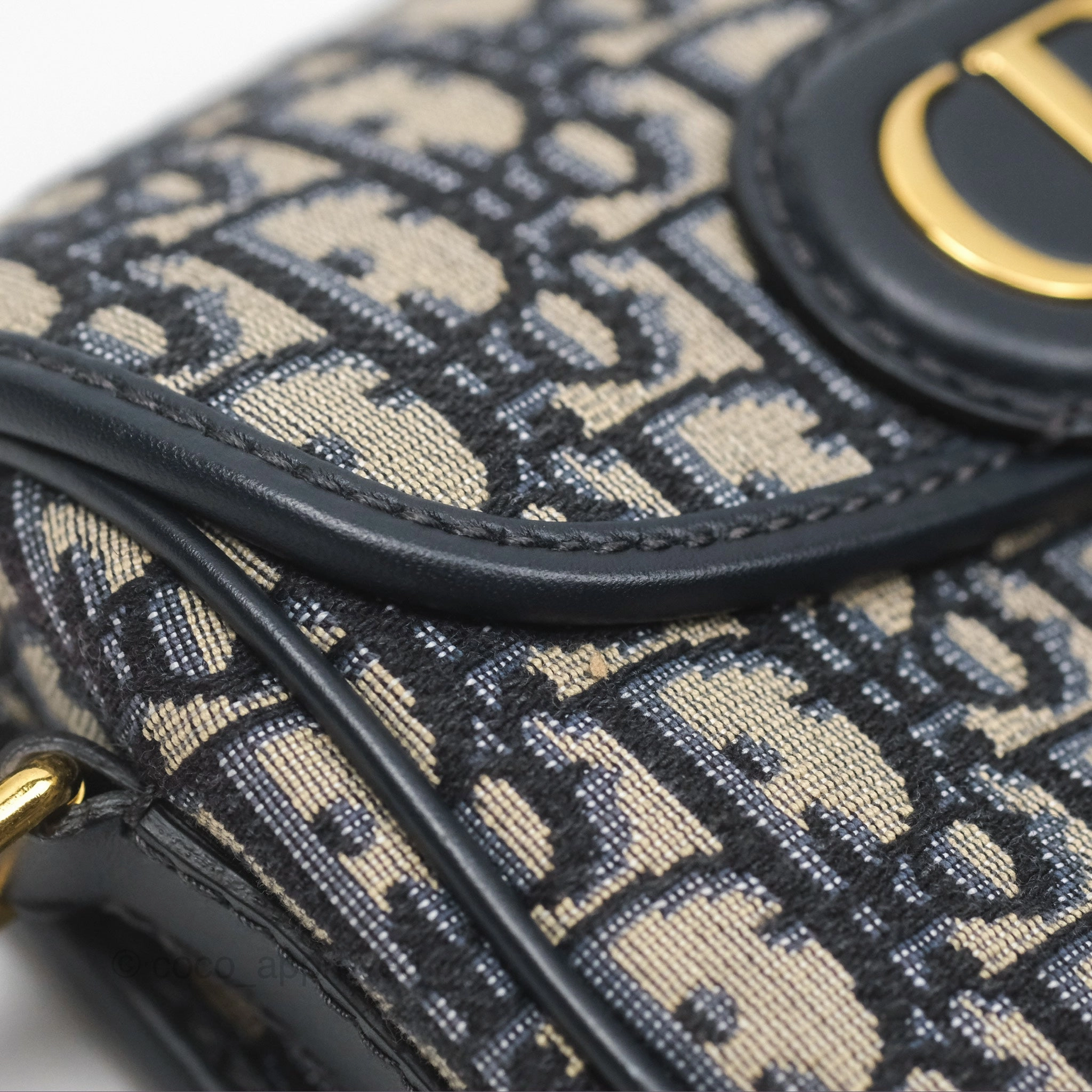 Dior Small Bobby Bag Blue Oblique Jacquard Canvas