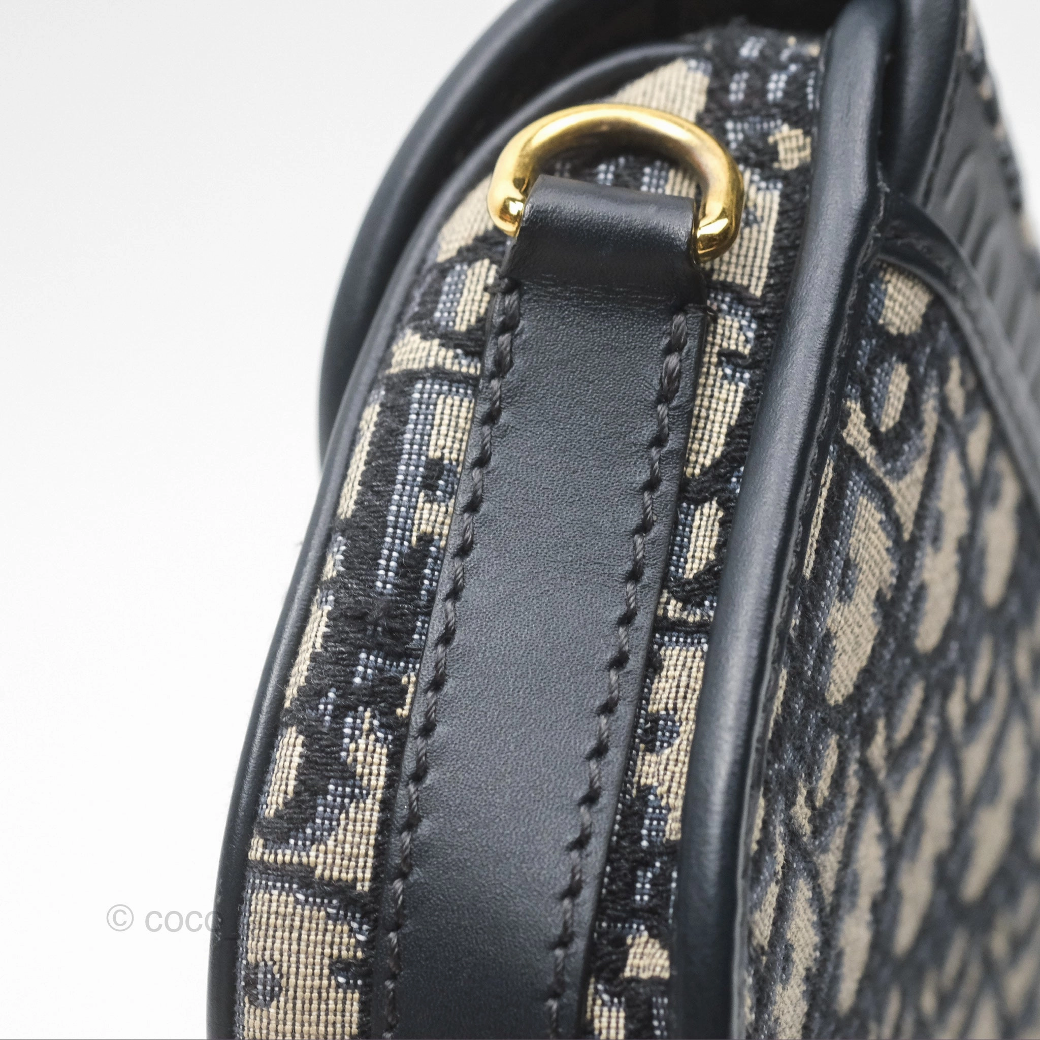 Dior Small Bobby Bag Blue Oblique Jacquard Canvas