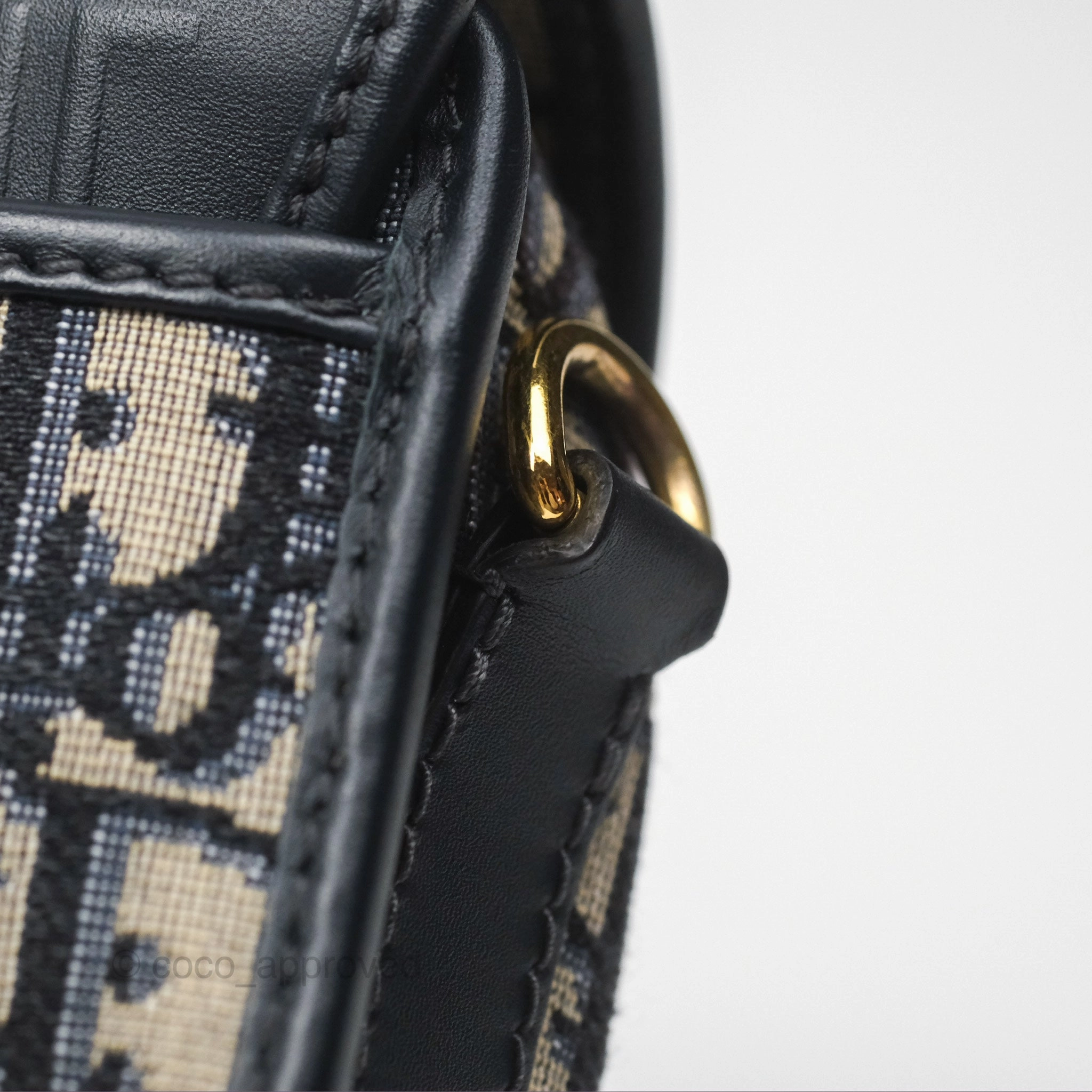 Dior Small Bobby Bag Blue Oblique Jacquard Canvas