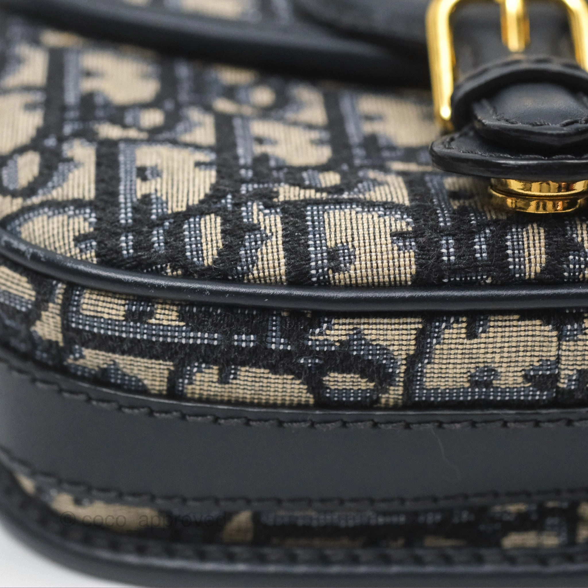 Dior Small Bobby Bag Blue Oblique Jacquard Canvas