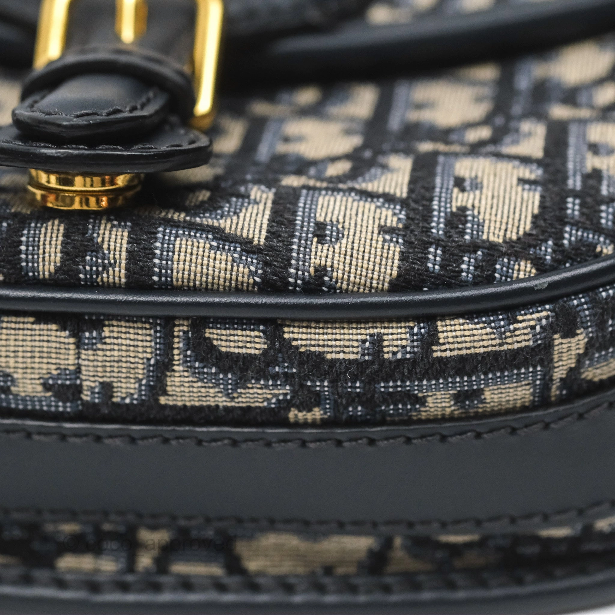Dior Small Bobby Bag Blue Oblique Jacquard Canvas
